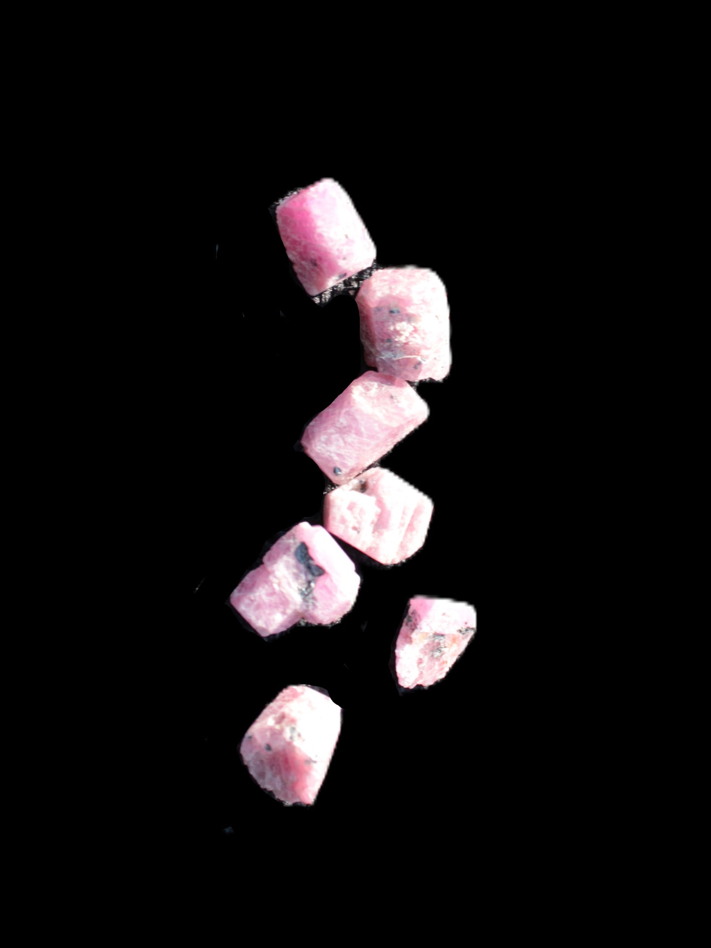 Ruby Corundum small natural crystals 4g Rocks and Things
