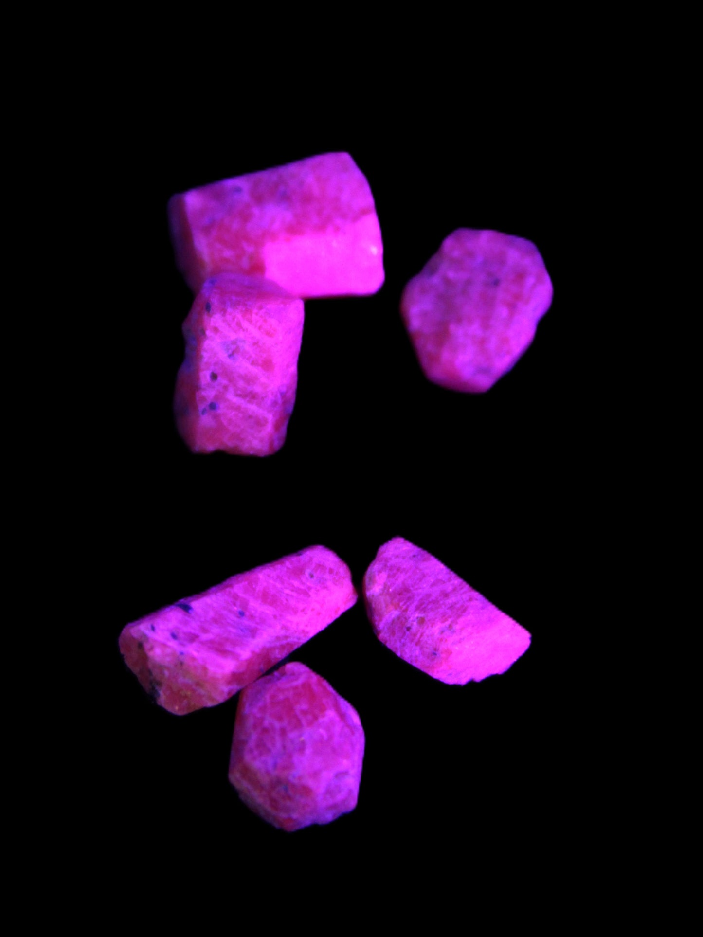 Ruby Corundum small natural crystals 4g Rocks and Things