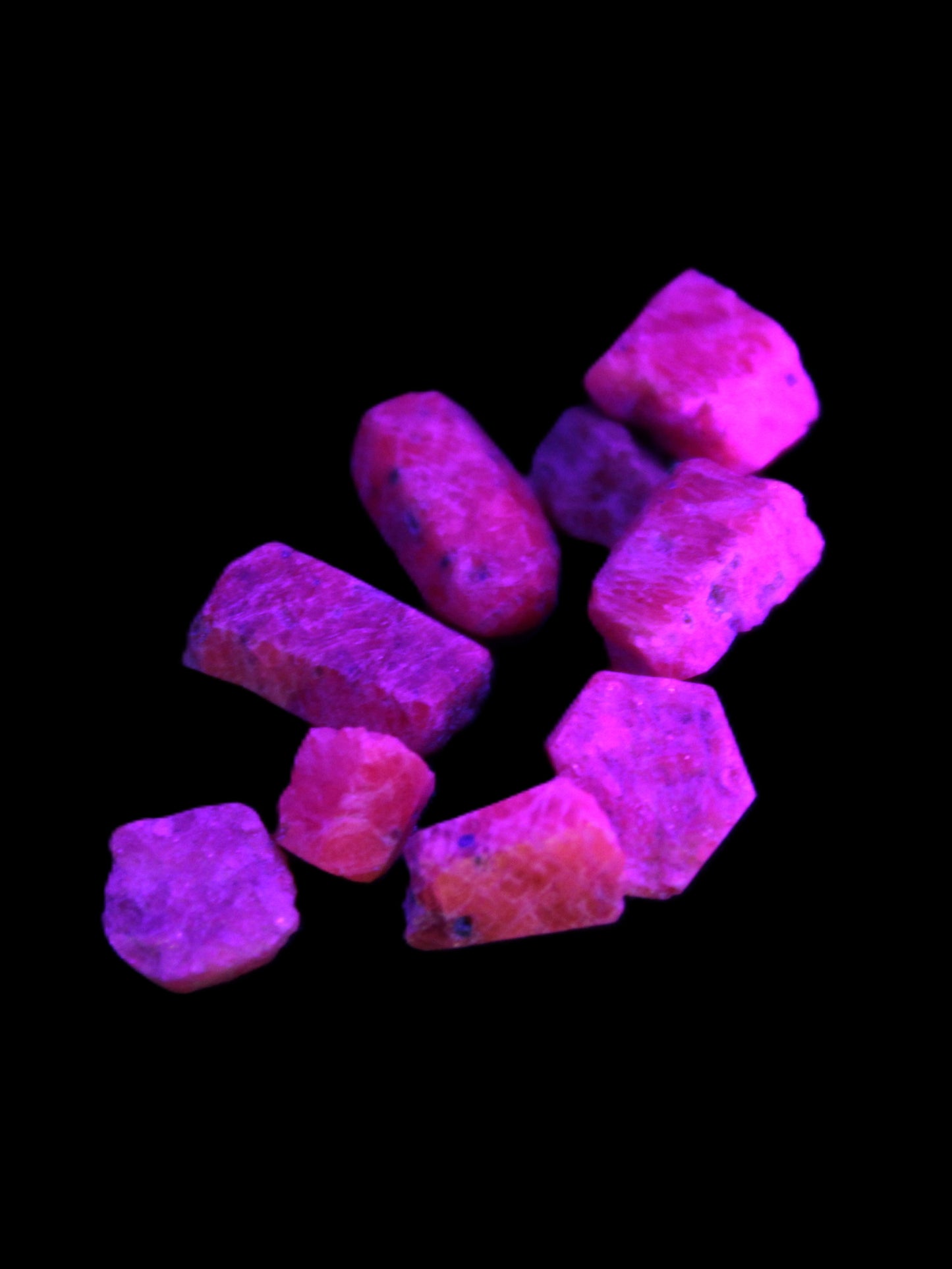 Ruby Corundum small natural crystals 4g Rocks and Things