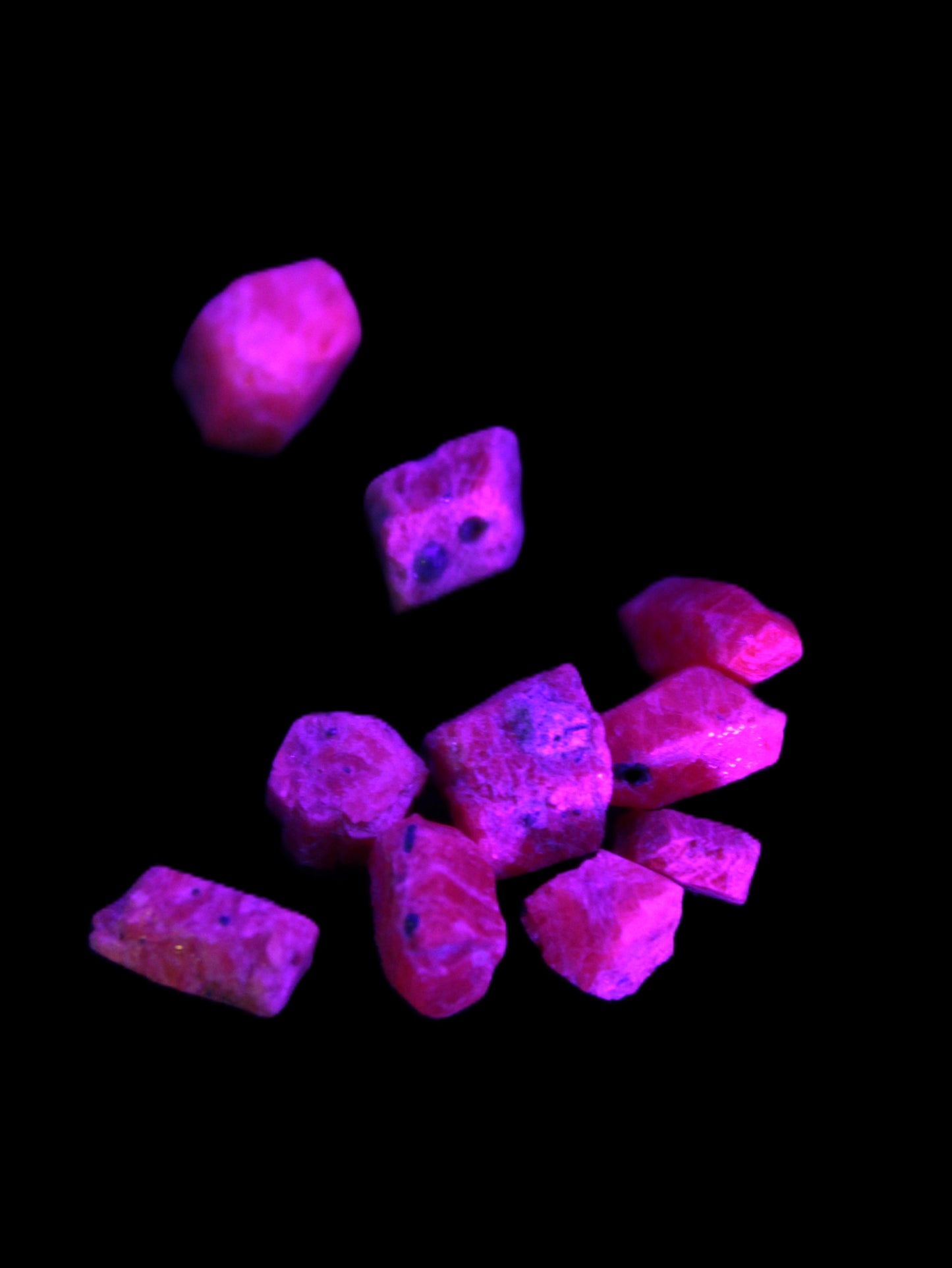 Ruby Corundum small natural crystals 4g Rocks and Things
