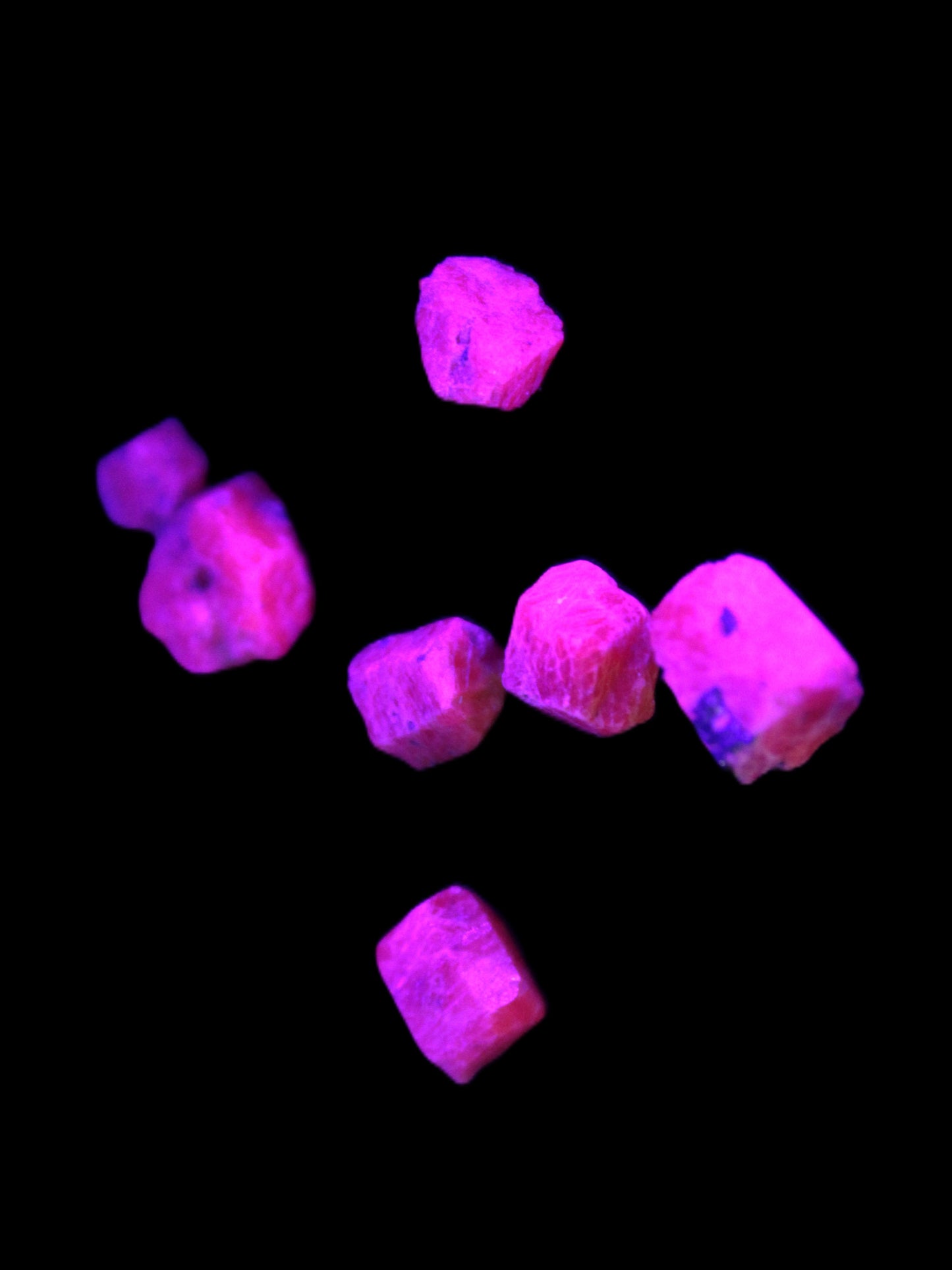 Ruby Corundum small natural crystals 4g Rocks and Things