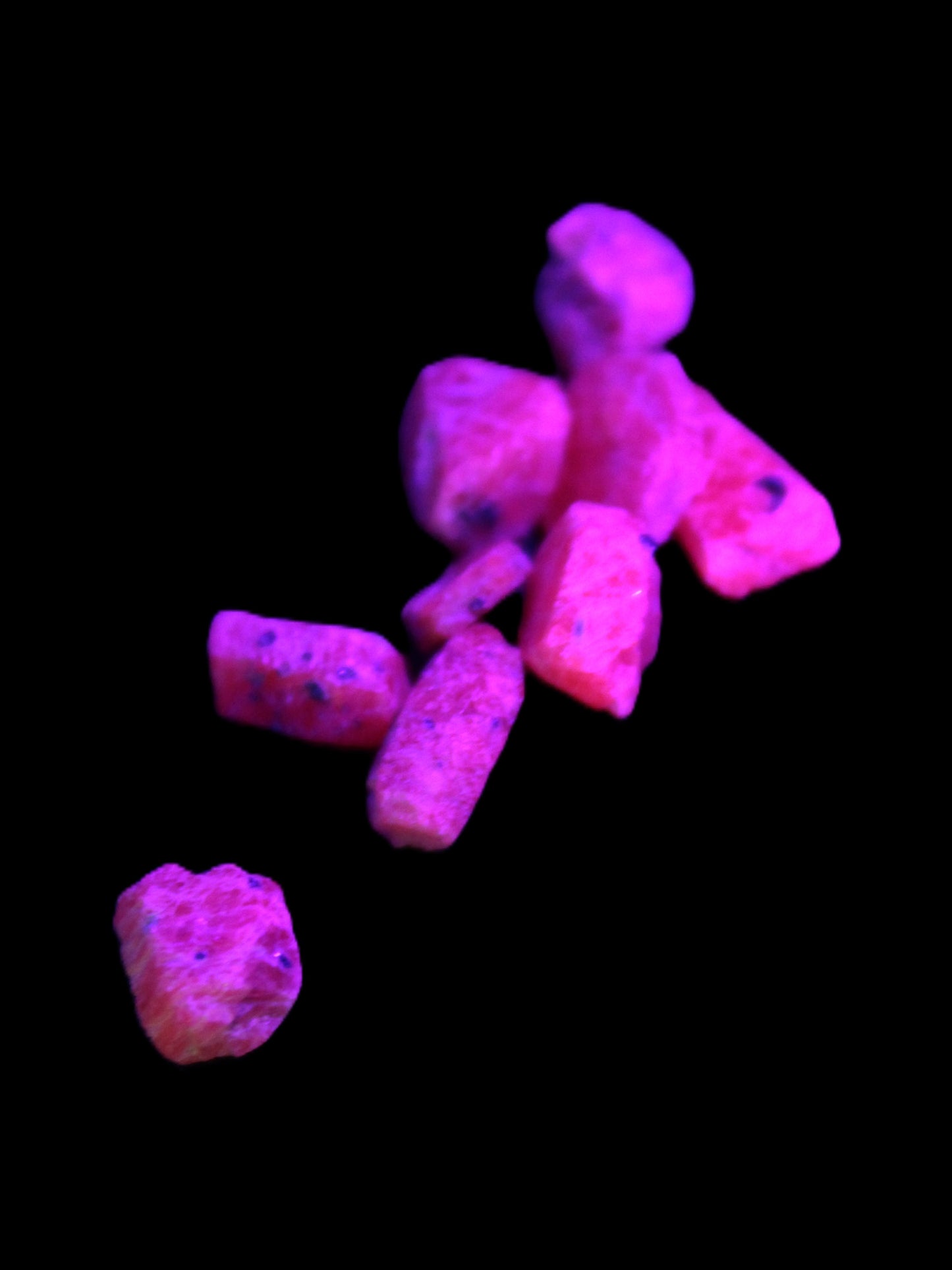 Ruby Corundum small natural crystals 4g Rocks and Things