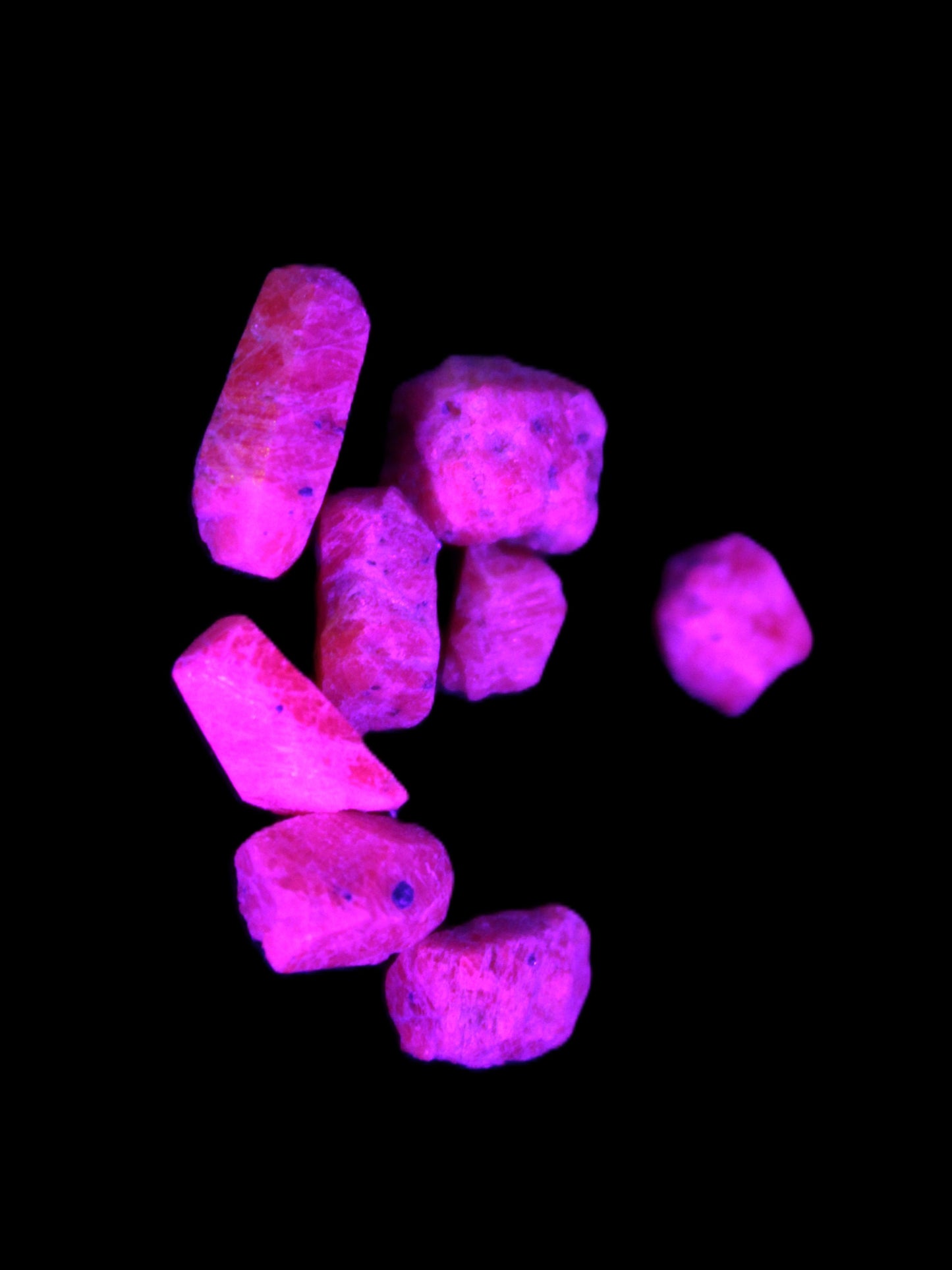 Ruby Corundum small natural crystals 4g Rocks and Things