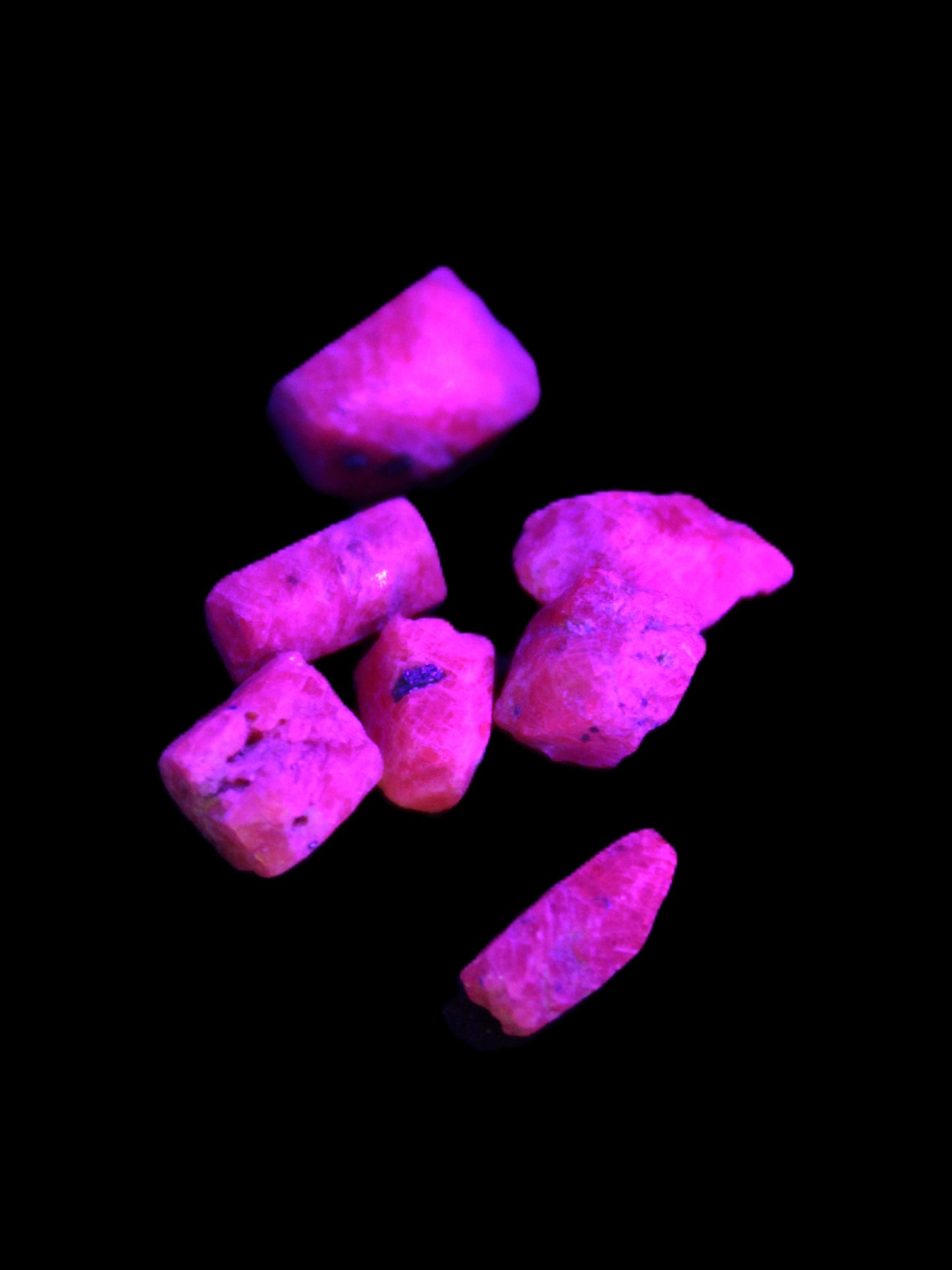 Ruby Corundum small natural crystals 4g Rocks and Things
