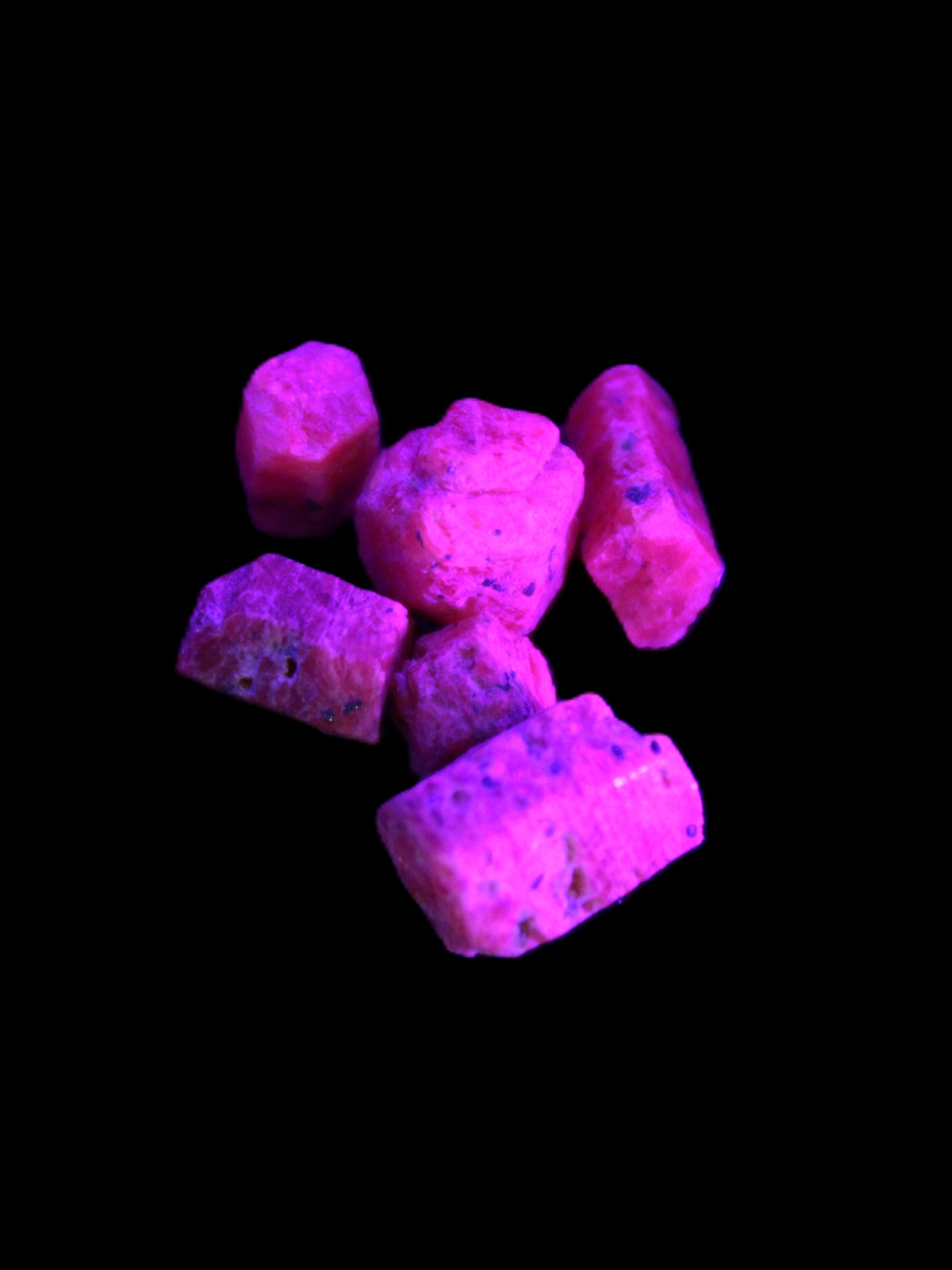 Ruby Corundum small natural crystals 4g Rocks and Things