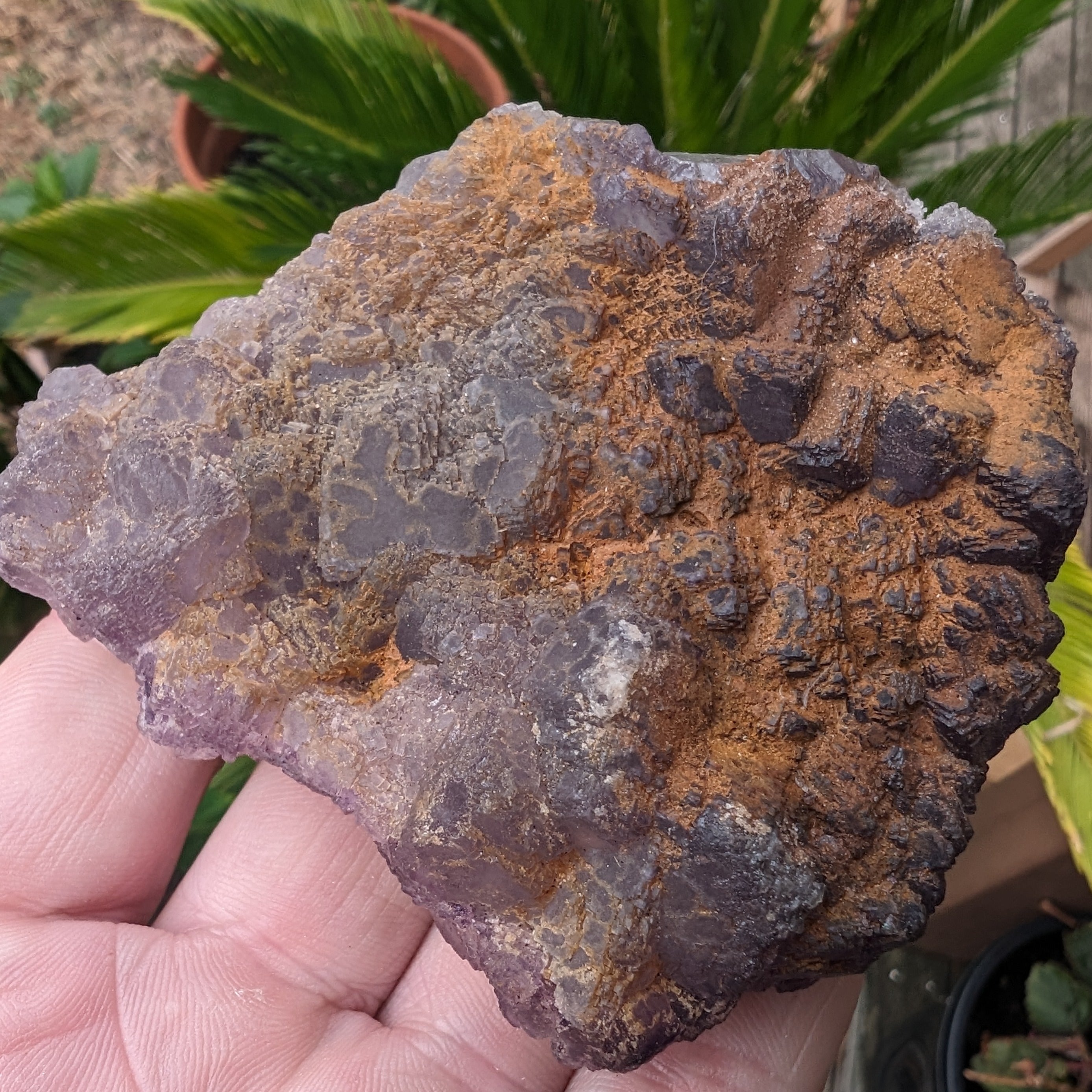 Violet Fluorite cluster 233g Rocks and Things