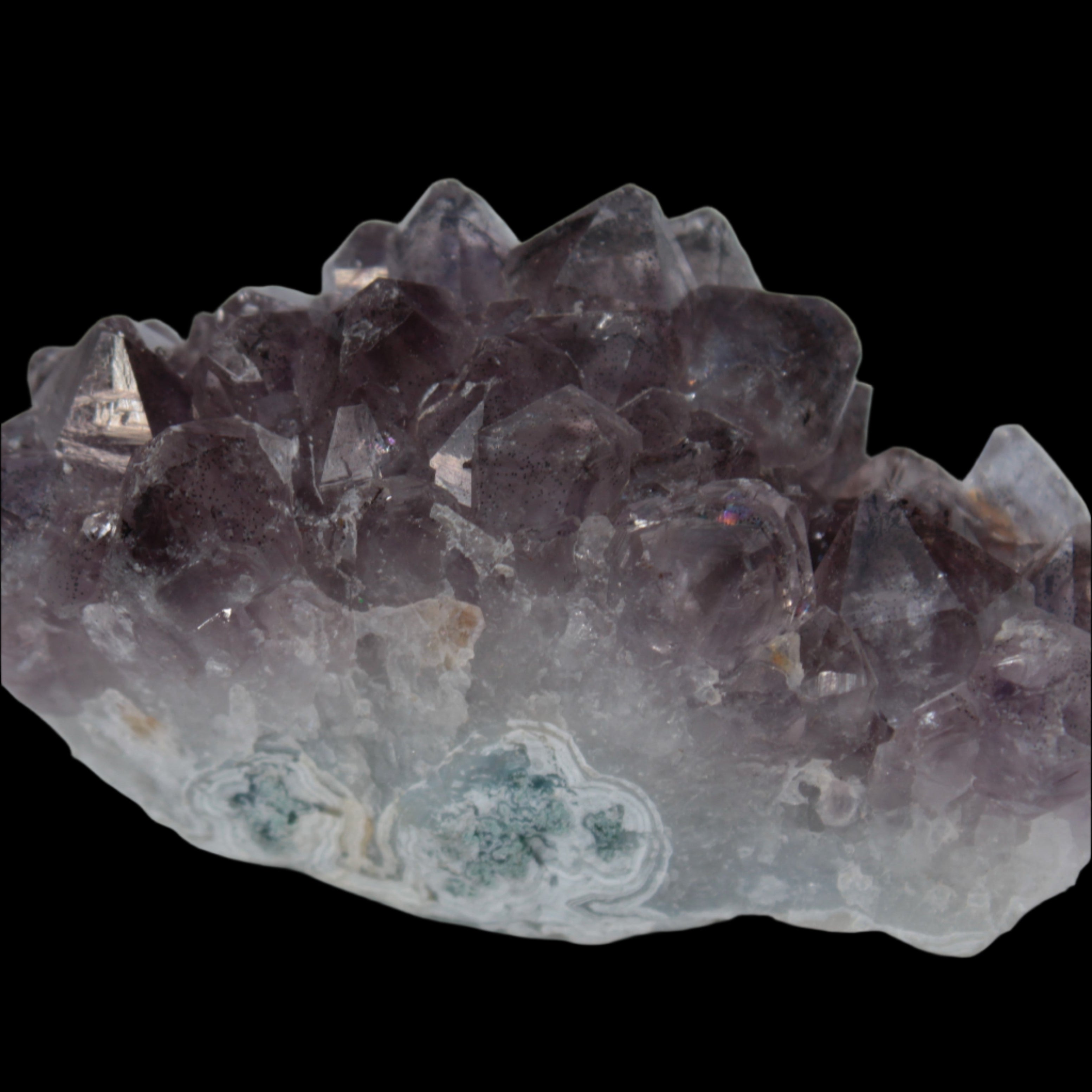 Amethyst drusy cluster from Brazil 39g - Rocks and Things Store