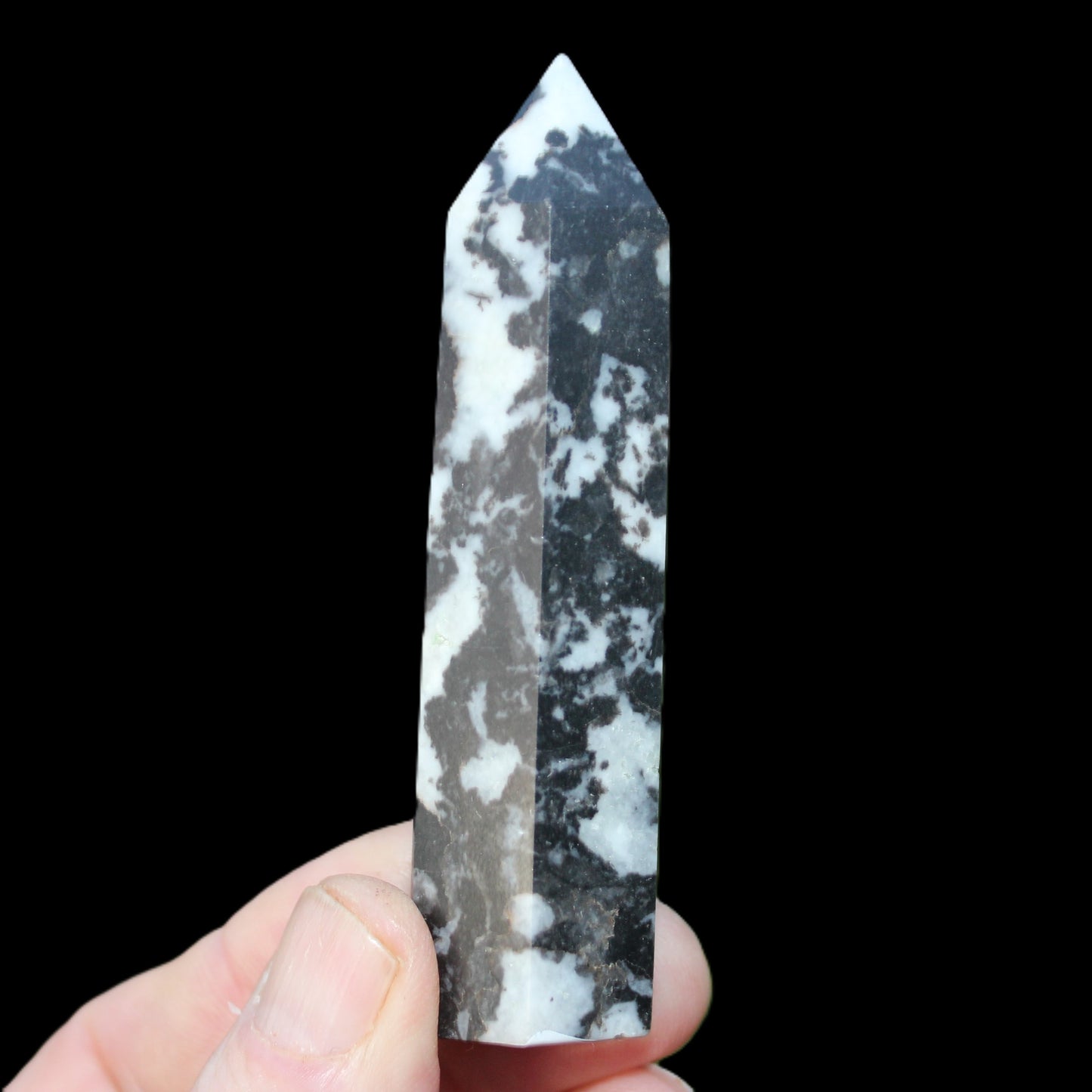 Zebra Stone wand 70g Rocks and Things