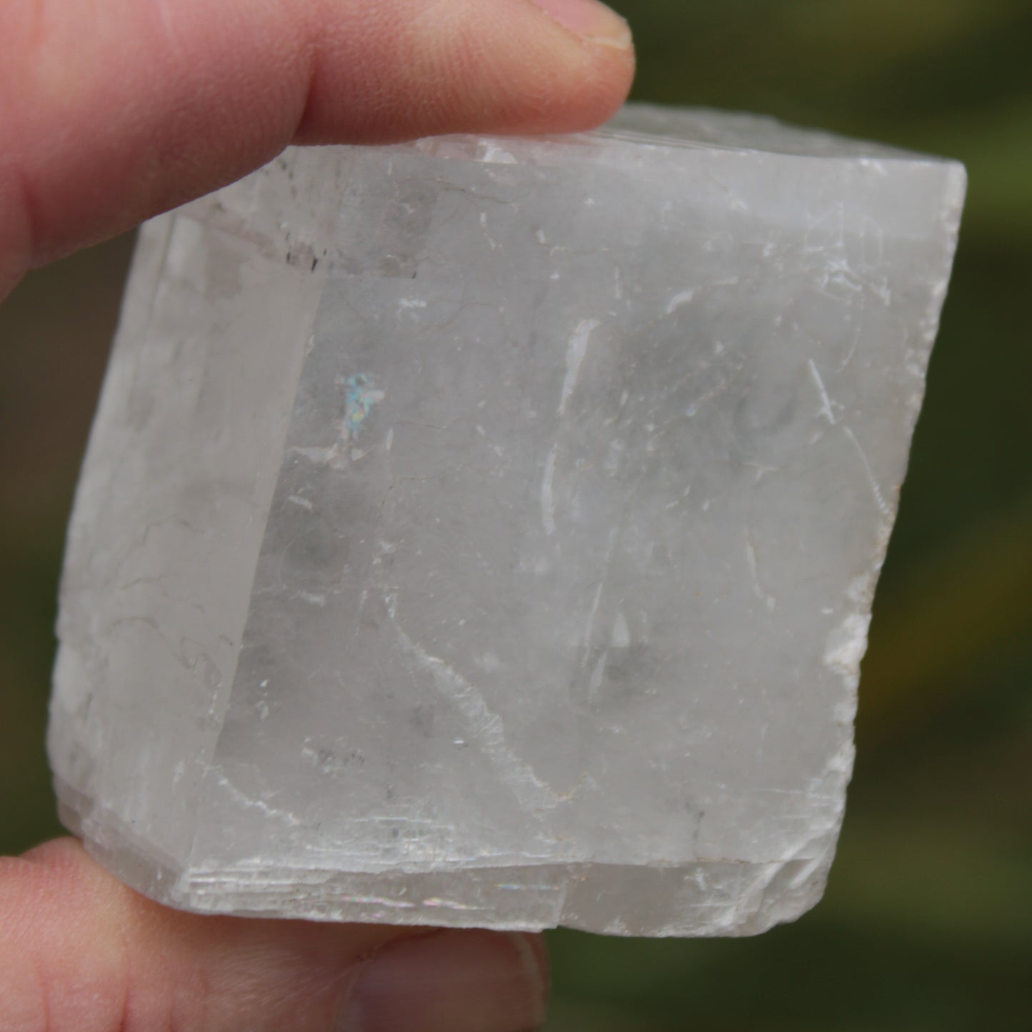 White Calcite Spar from China 124g Rocks and Things