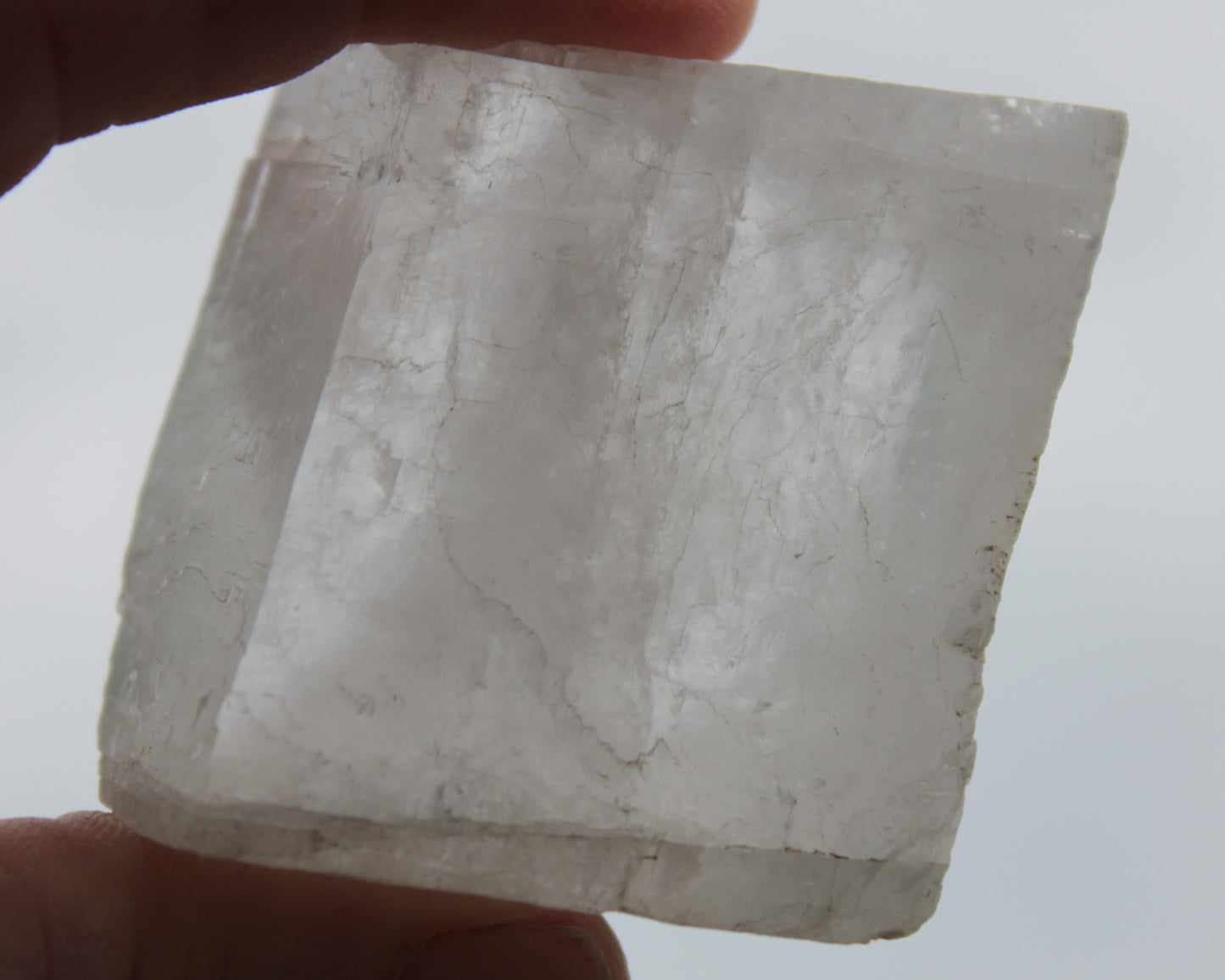 White Calcite Spar from China 124g Rocks and Things
