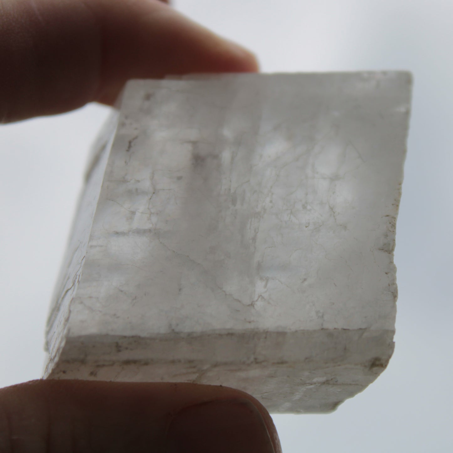White Calcite Spar from China 124g Rocks and Things