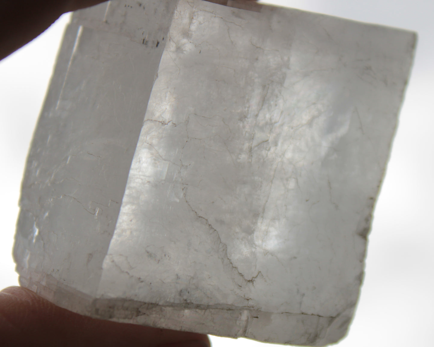 White Calcite Spar from China 124g Rocks and Things