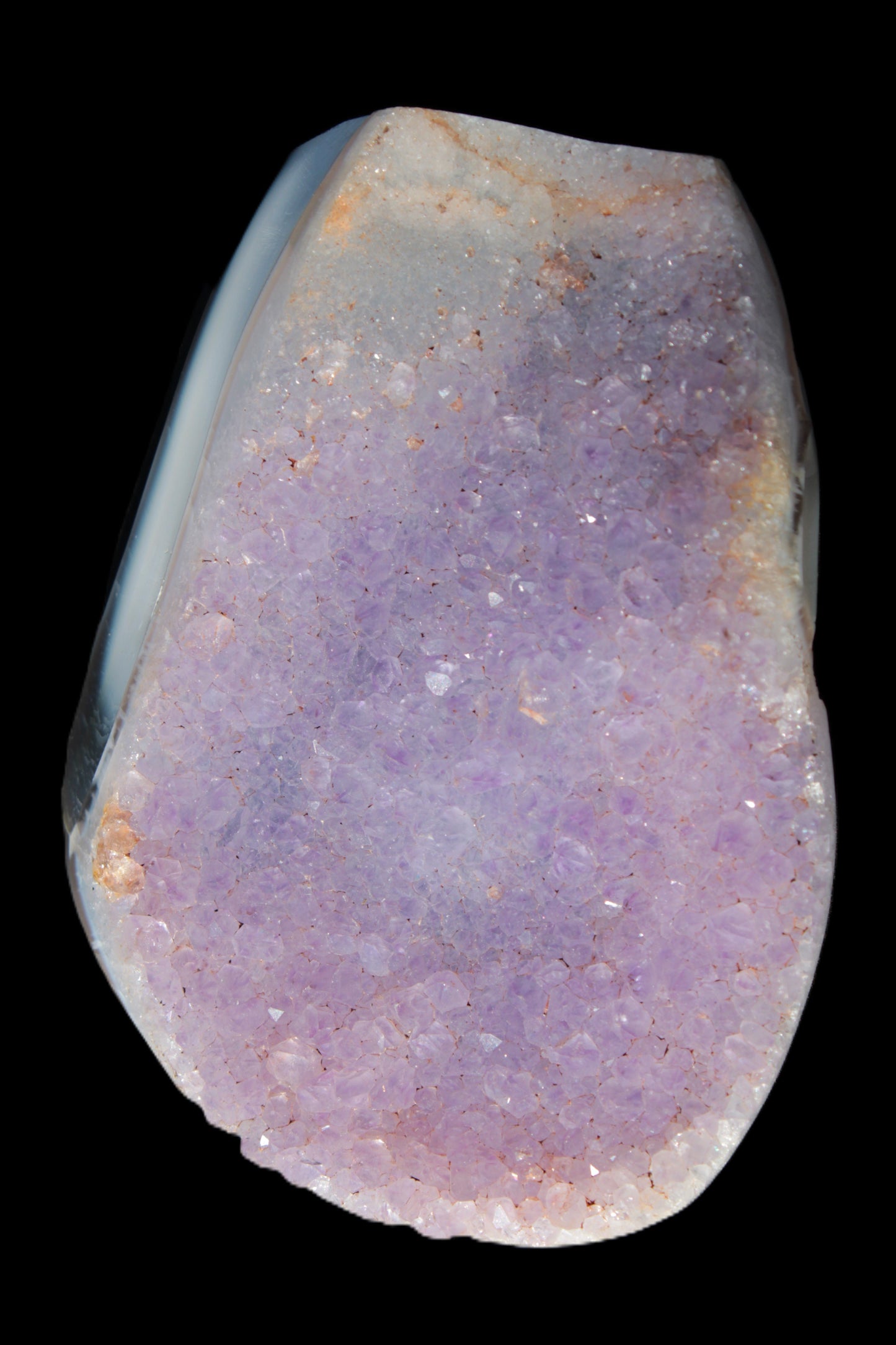 Amethyst Agate slice 355g - Rocks and Things Store
