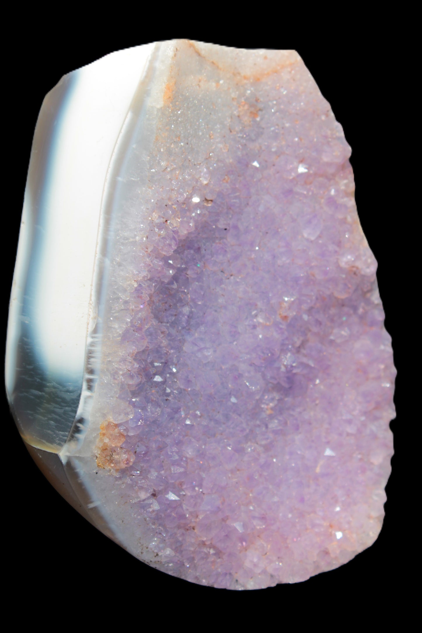Amethyst Agate slice 355g - Rocks and Things Store