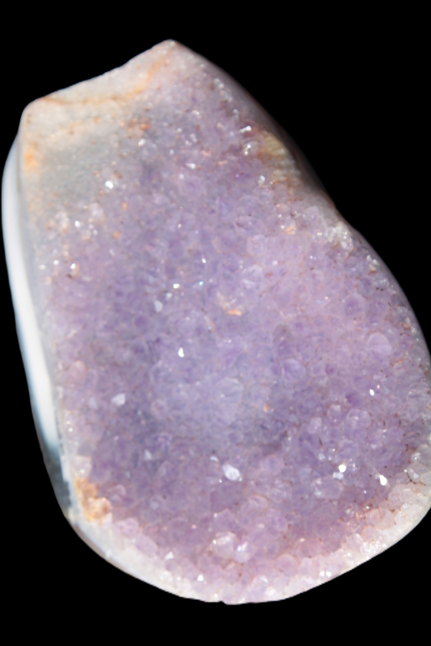 Amethyst Agate slice 355g - Rocks and Things Store