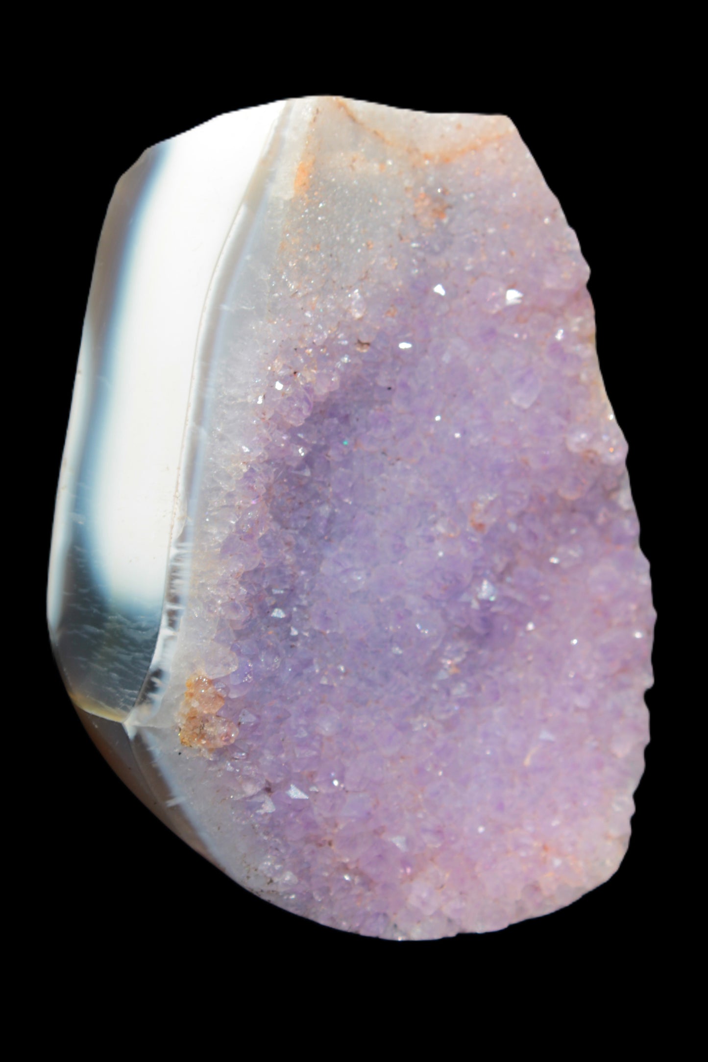 Amethyst Agate slice 355g - Rocks and Things Store