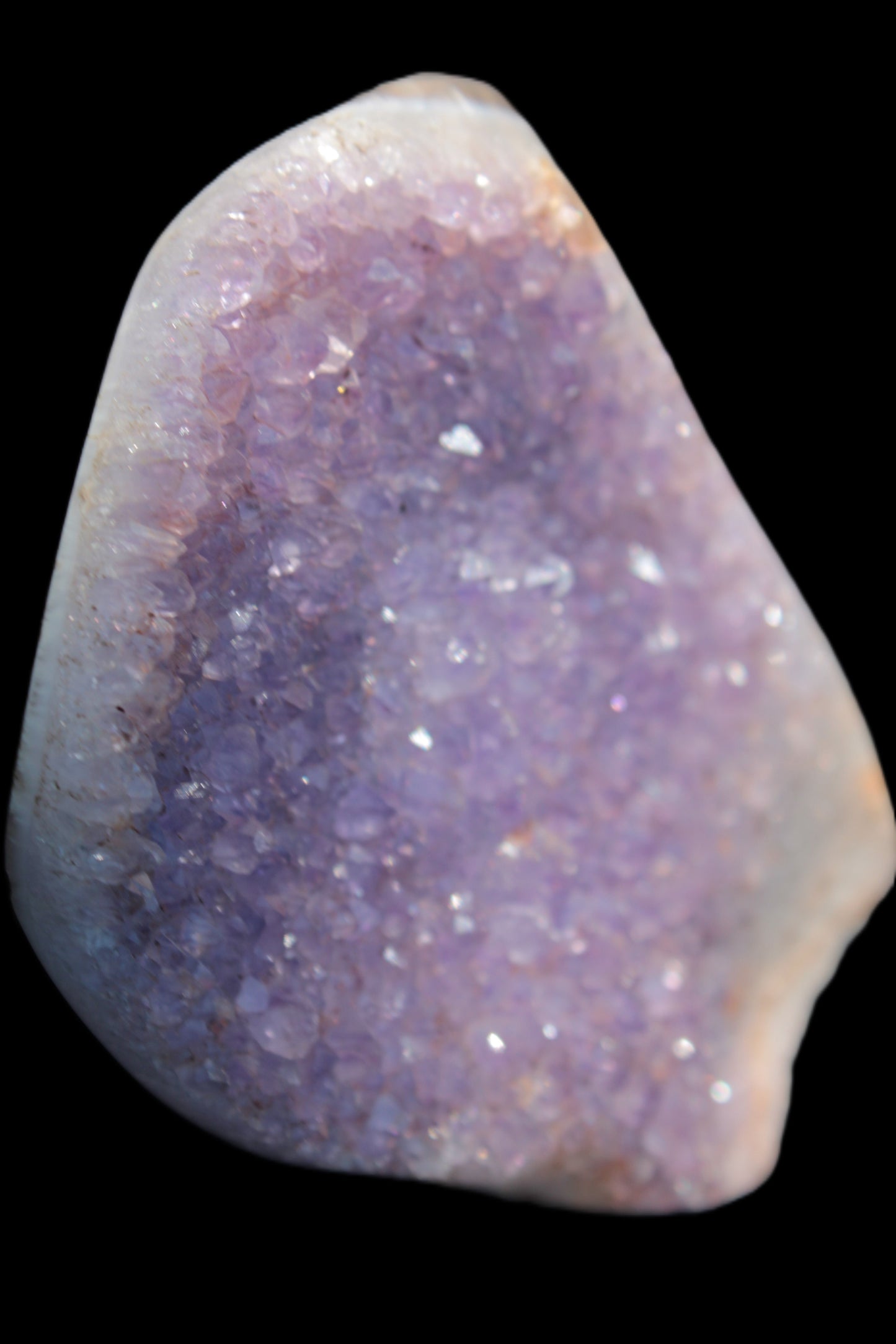 Amethyst Agate slice 355g - Rocks and Things Store