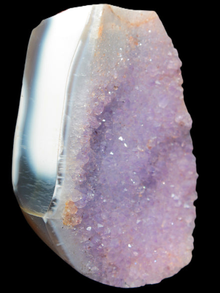 Amethyst Agate slice 355g - Rocks and Things Store