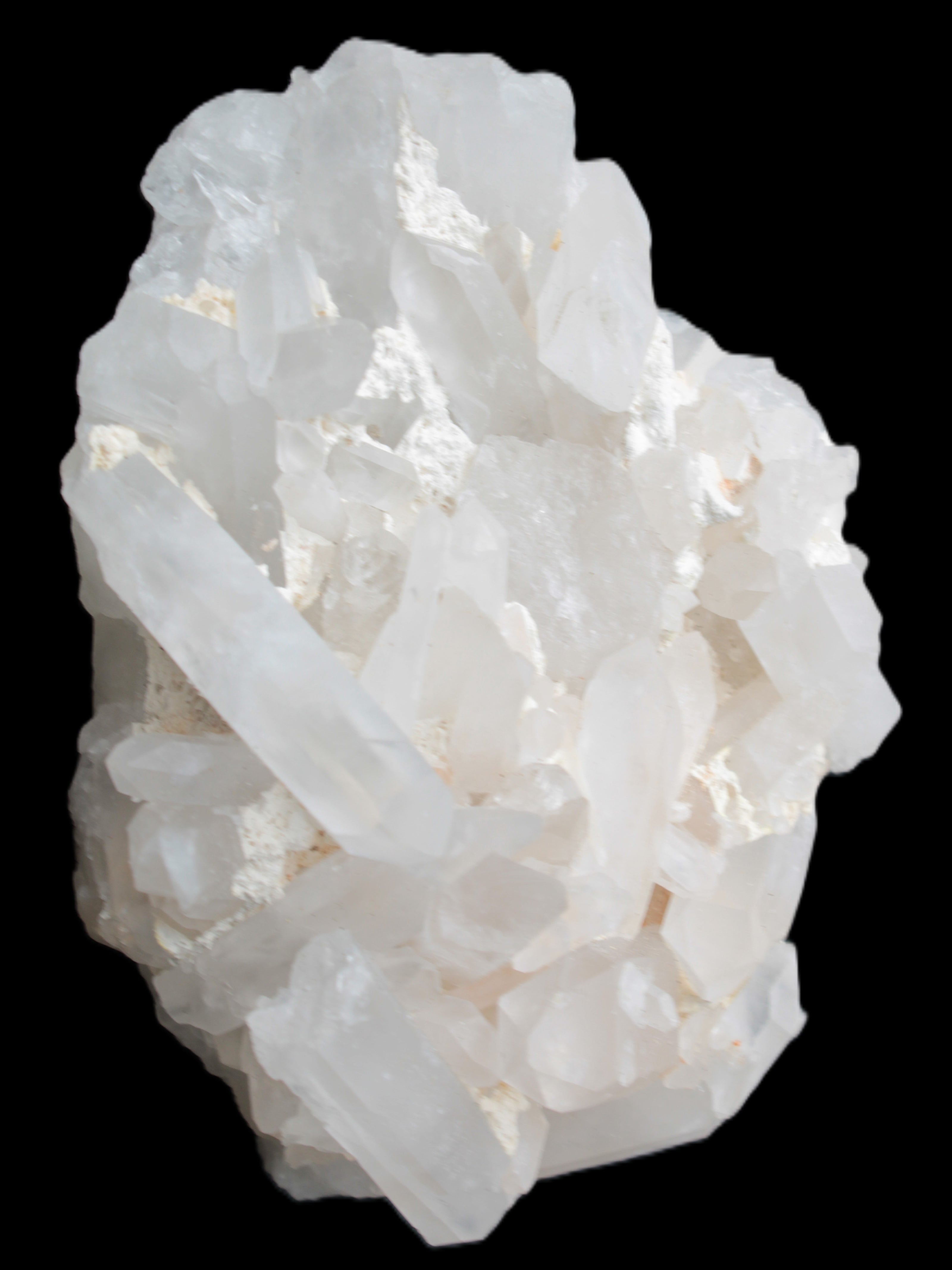 Clear Quartz cluster 100mm 242g in sunlight