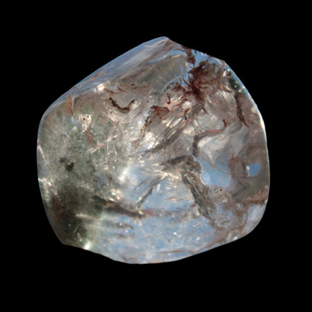 Green Ghost Quartz crystal 38g in sunlight - Rocks and Things Store