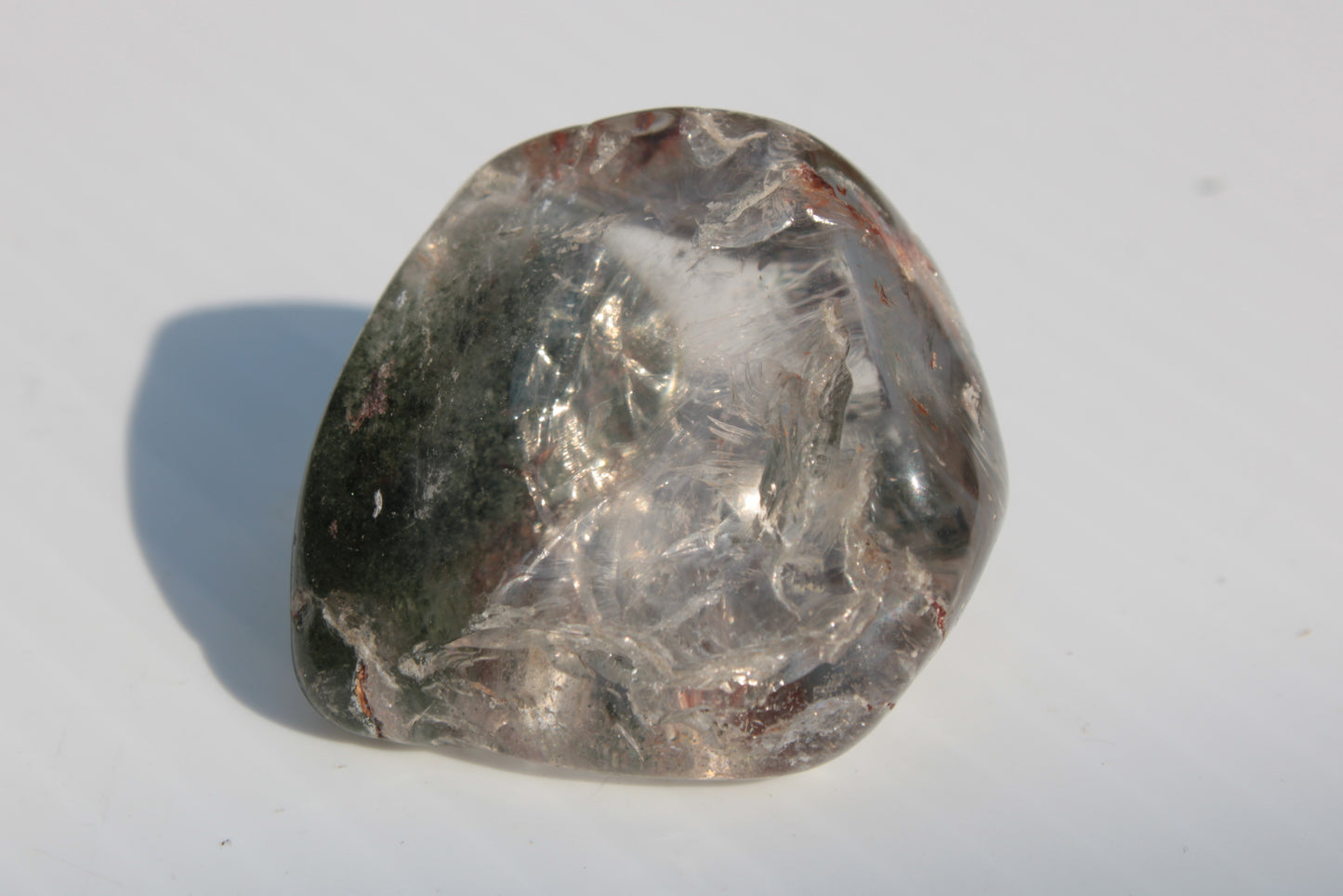 Green Ghost Quartz cluster 38g Rocks and Things