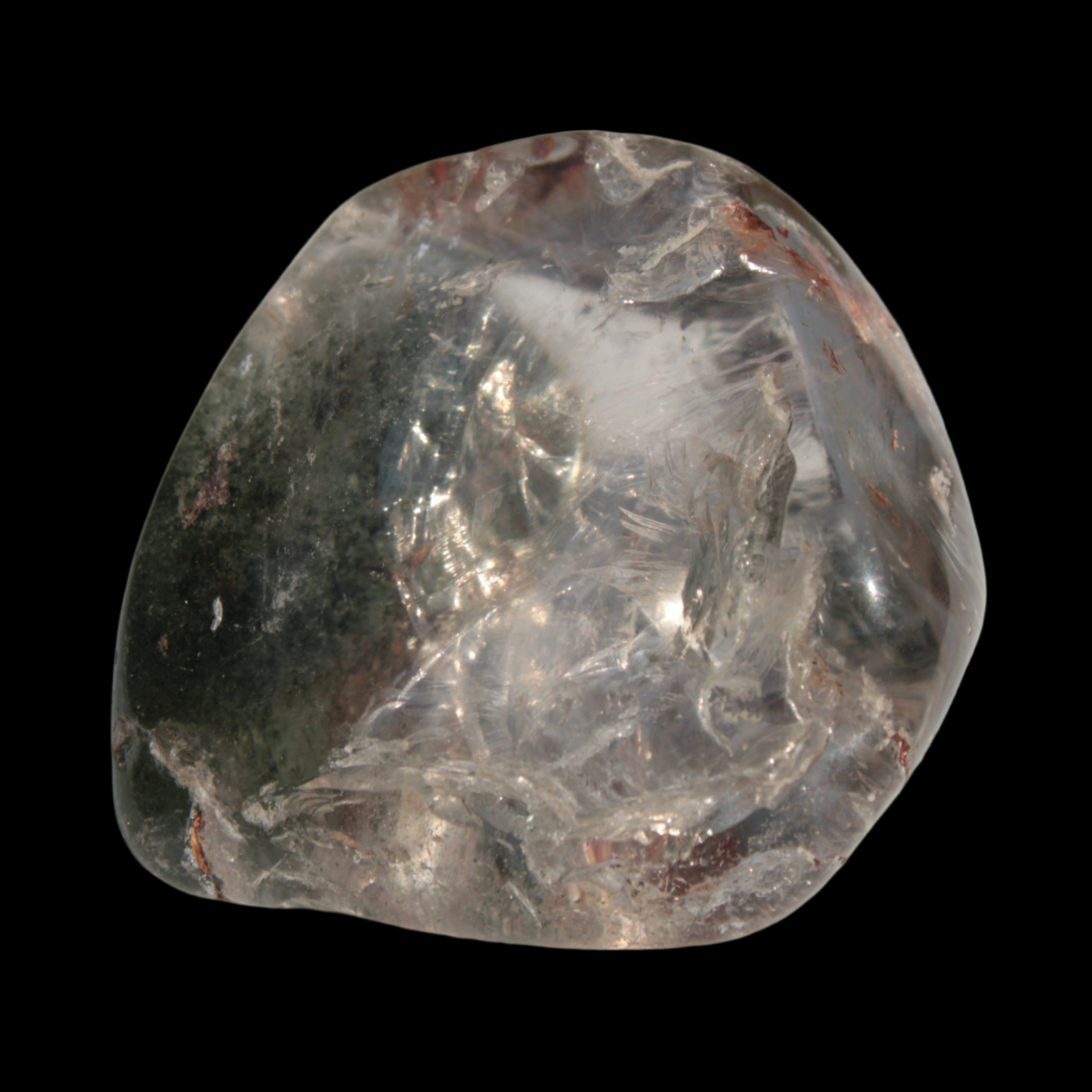 Green Ghost Quartz crystal 38g in sunlight - Rocks and Things Store