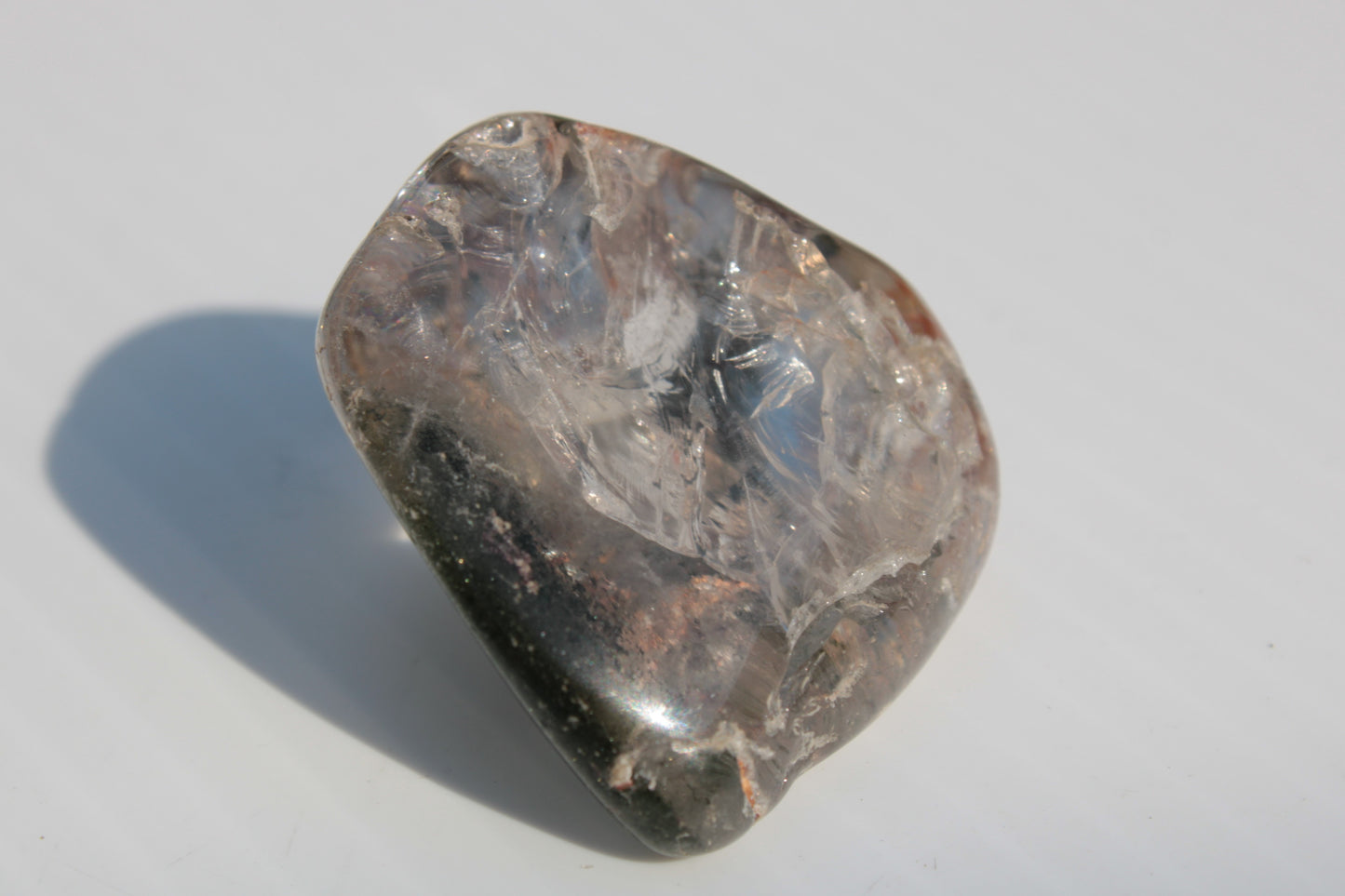 Green Ghost Quartz cluster 38g Rocks and Things