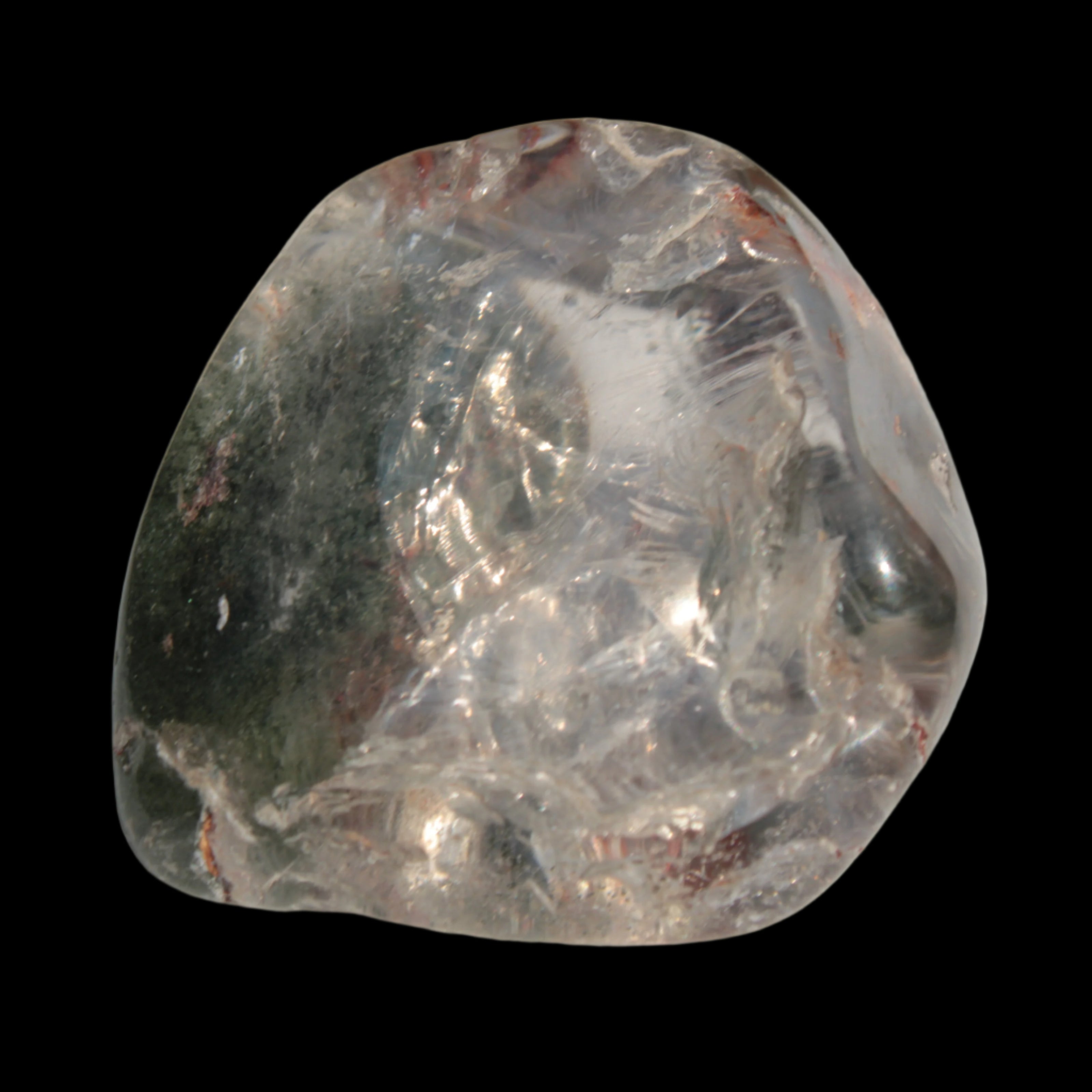 Green Ghost Quartz crystal 38g in sunlight - Rocks and Things Store