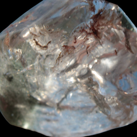 Green Ghost Quartz cluster 38g Rocks and Things