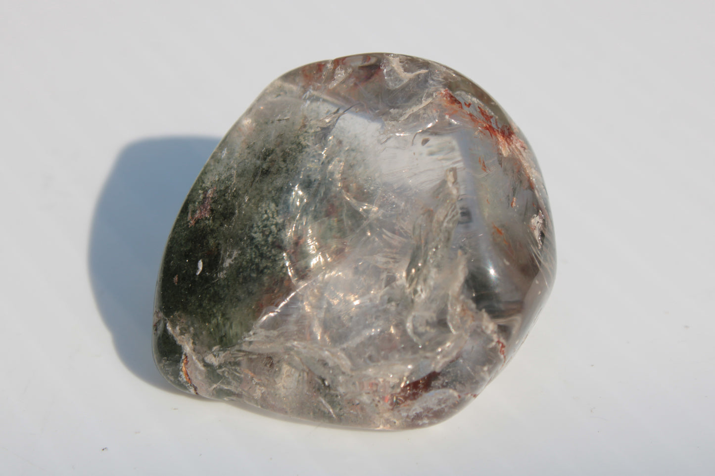 Green Ghost Quartz cluster 38g Rocks and Things