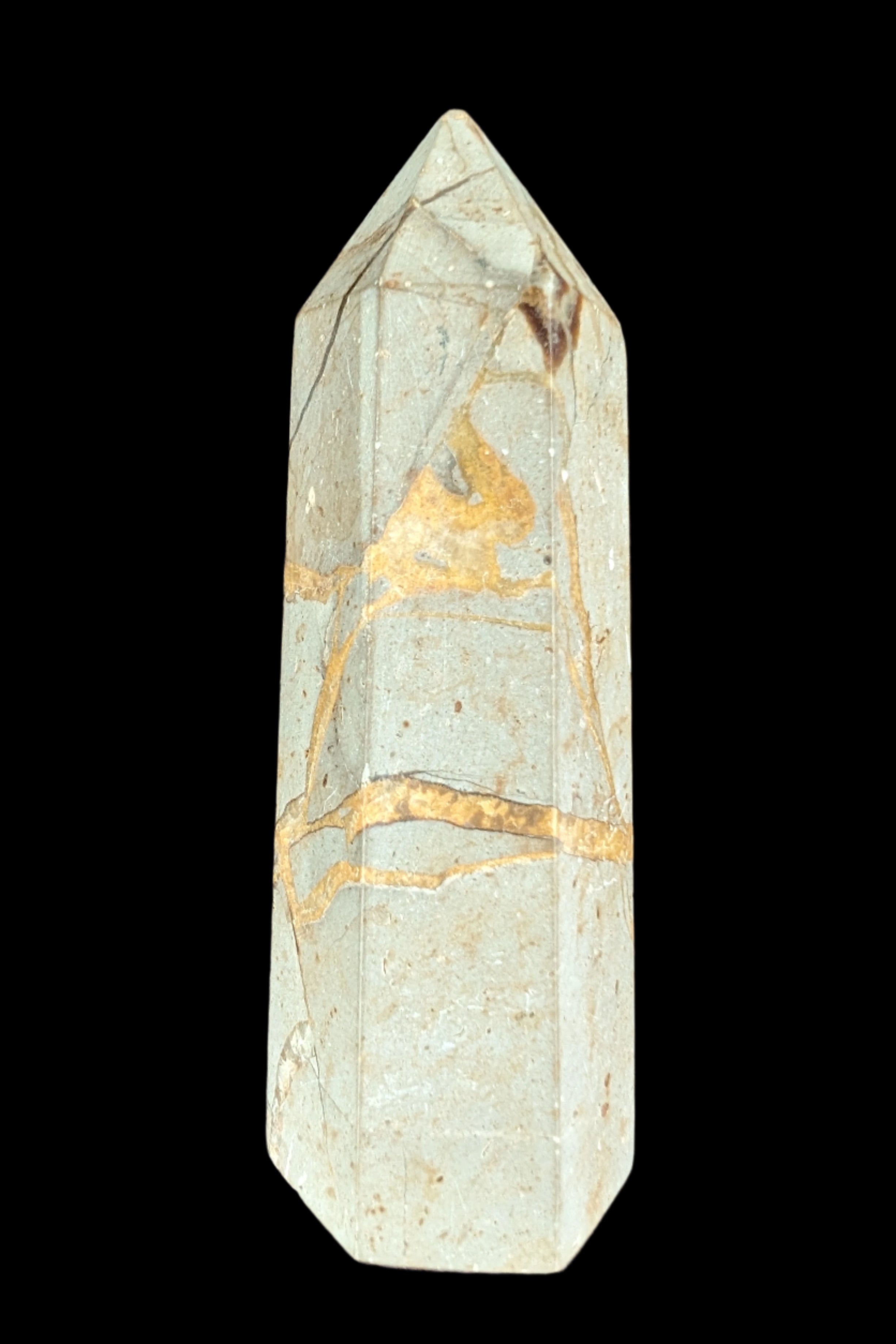 Septarian Dragon Stone wand 90g in sunlight - Rocks and Things Store