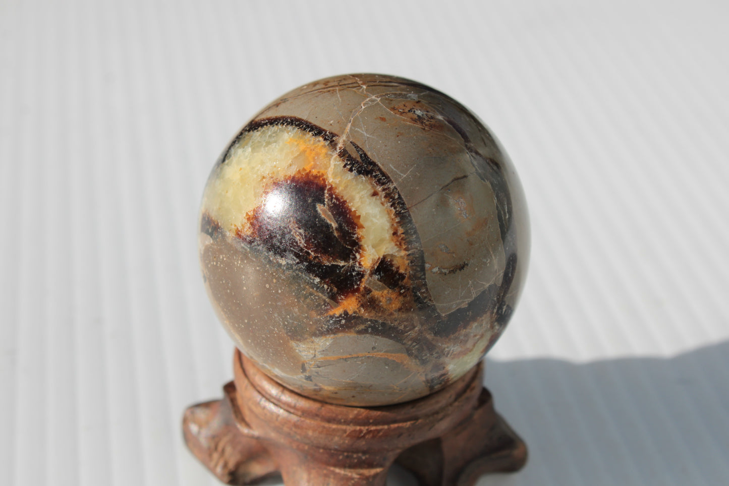 Septarian Dragon Stone sphere 47mm 144g Rocks and Things