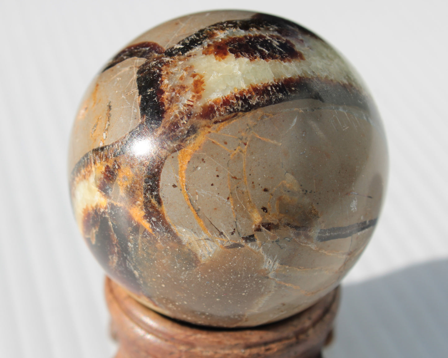 Septarian Dragon Stone sphere 47mm 144g Rocks and Things
