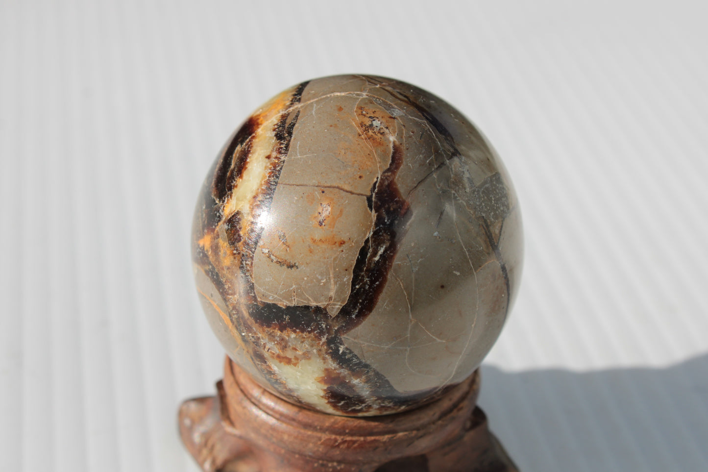 Septarian Dragon Stone sphere 47mm 144g Rocks and Things