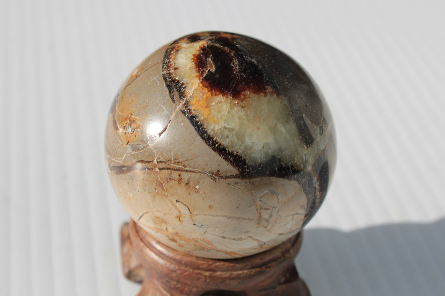 Septarian Dragon Stone sphere 47mm 144g Rocks and Things