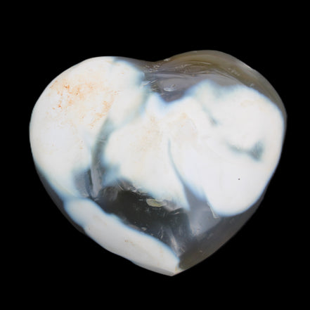 Whale Agate heart 257g in sunlight - Rocks and Things Store