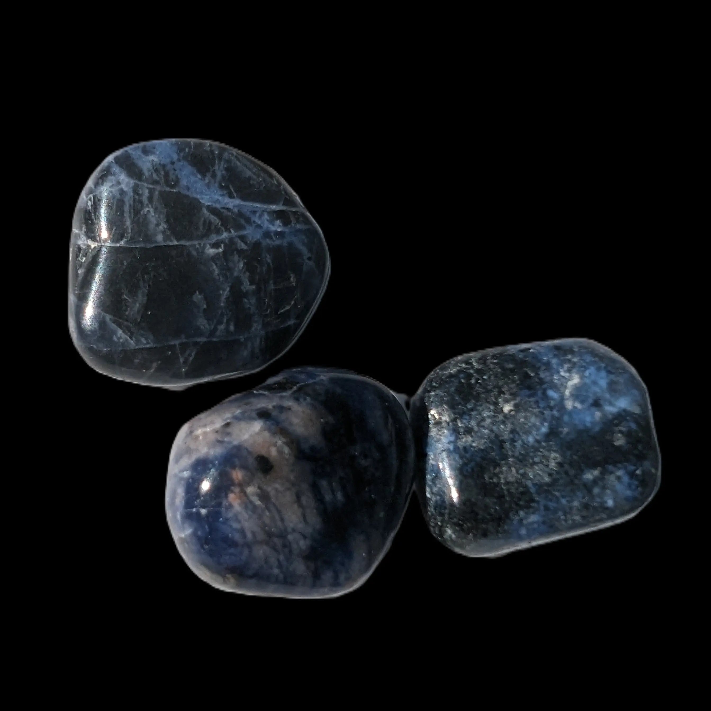 Sodalite 2/3 small polished stones 11-12g Rocks and Things