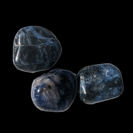 Sodalite 2/3 small polished stones 11-12g Rocks and Things