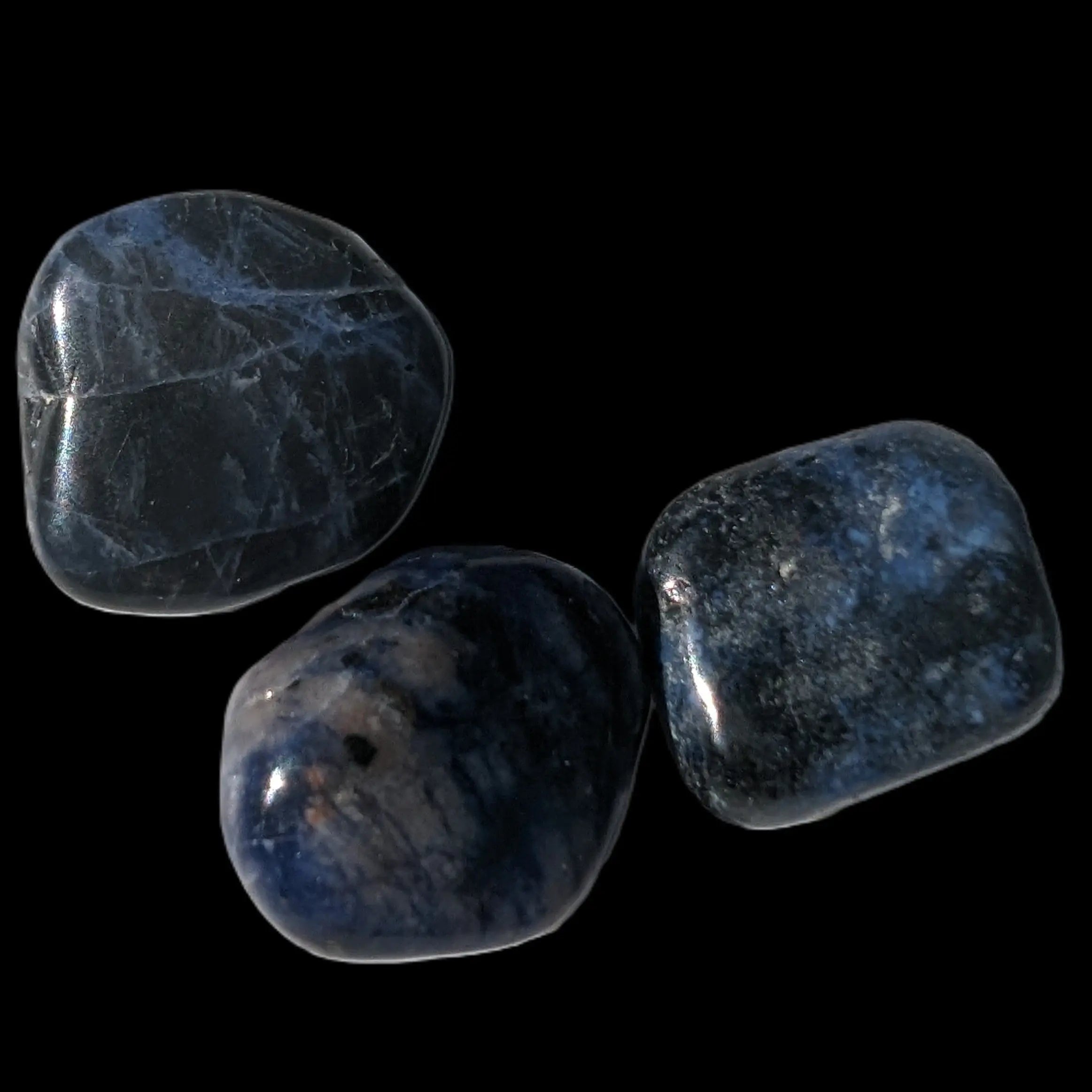Sodalite 2/3 small polished stones 11-12g Rocks and Things