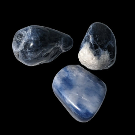Sodalite 2/3 small polished stones 11-12g Rocks and Things