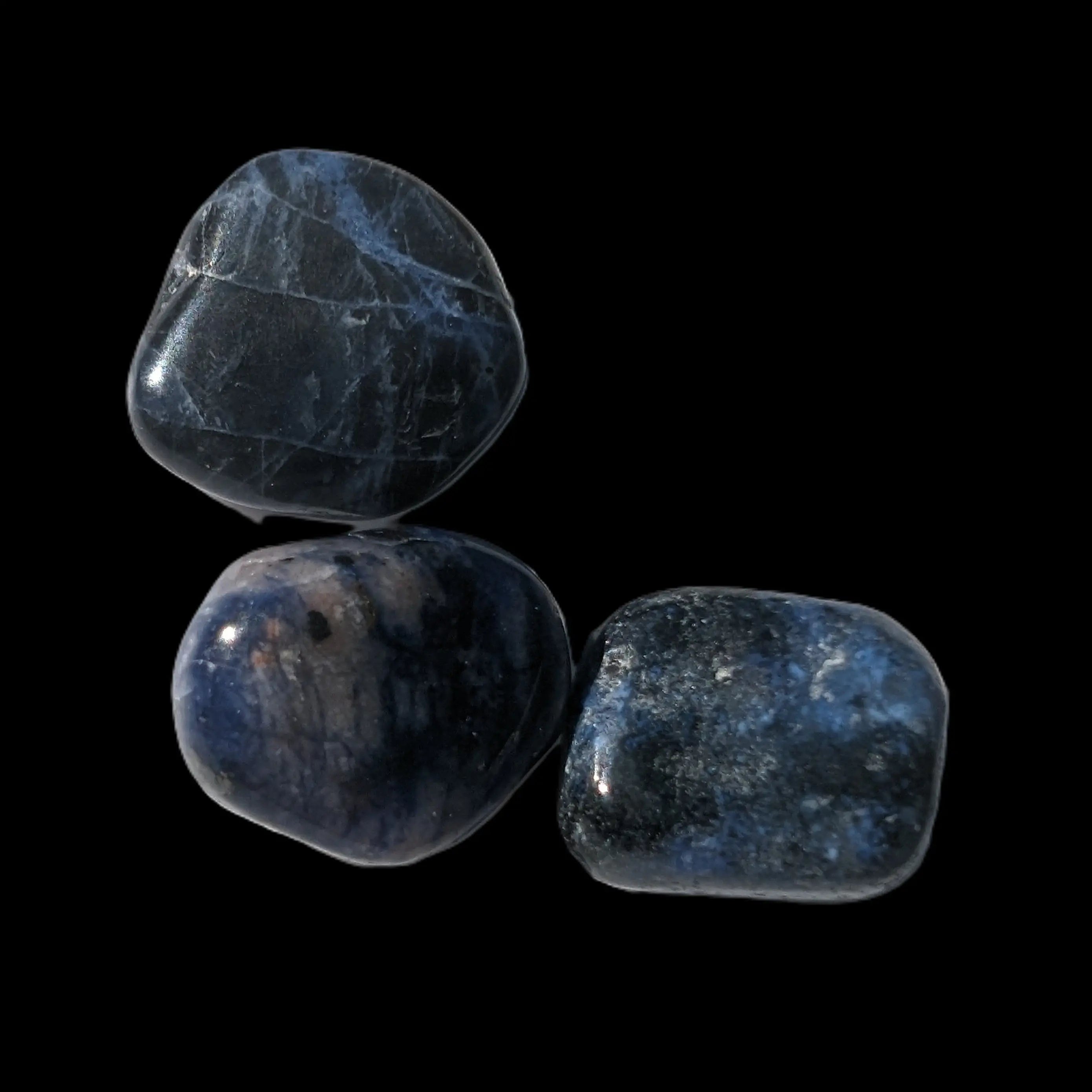 Sodalite 2/3 small polished stones 11-12g Rocks and Things