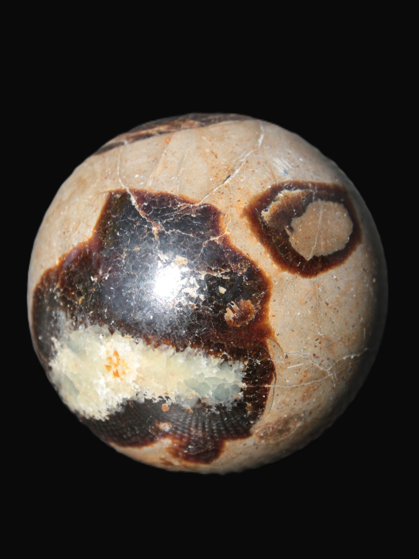Septarian Dragon Stone sphere 57mm 248g Rocks and Things