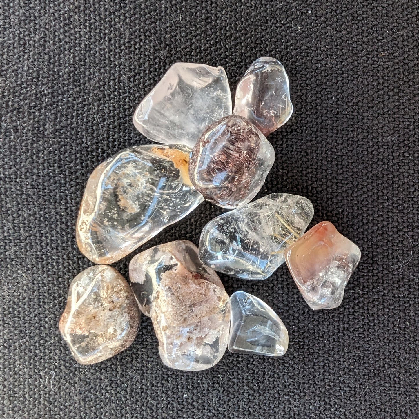 Quartz varieties tiny polished crystals Rocks and Things