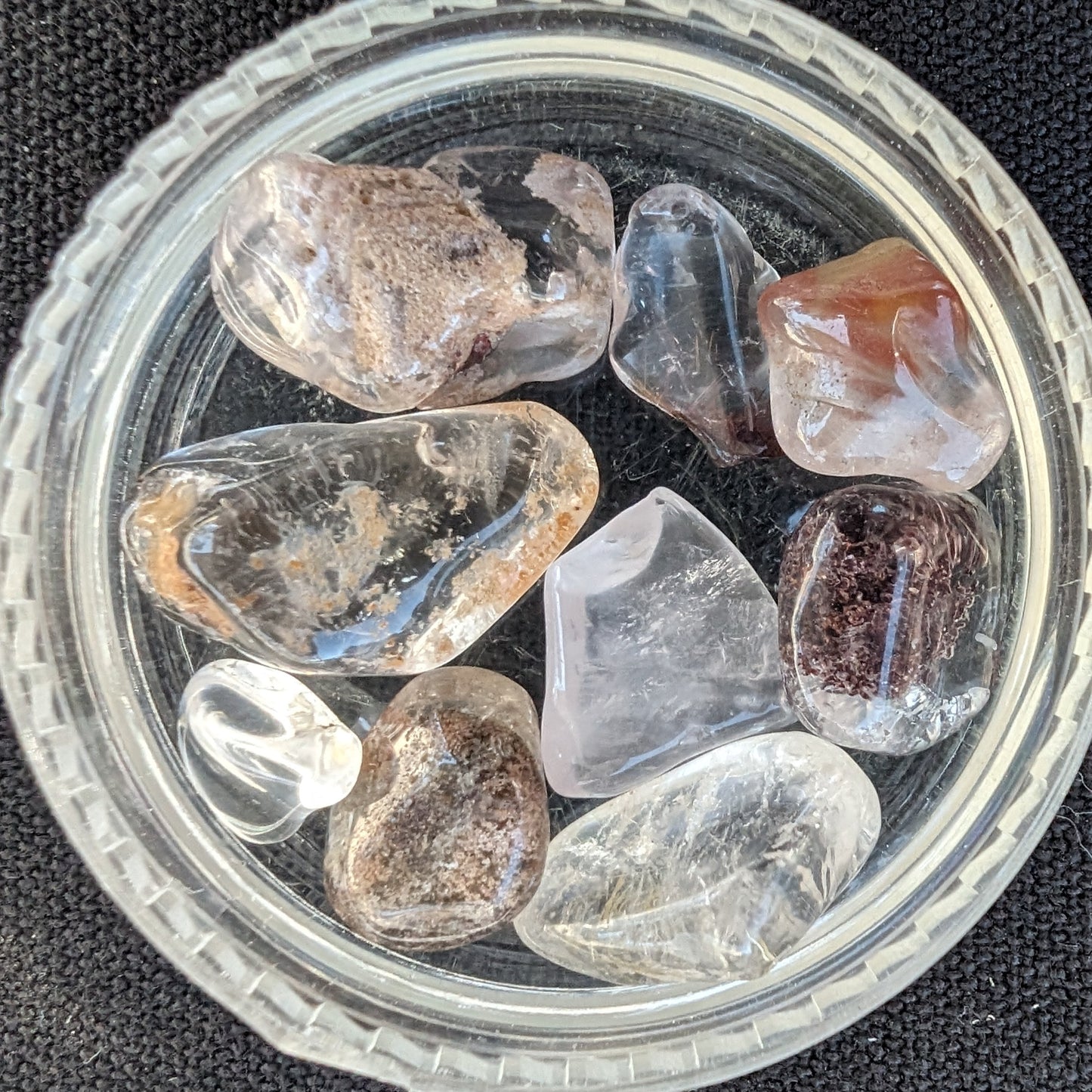 Quartz varieties tiny polished crystals Rocks and Things