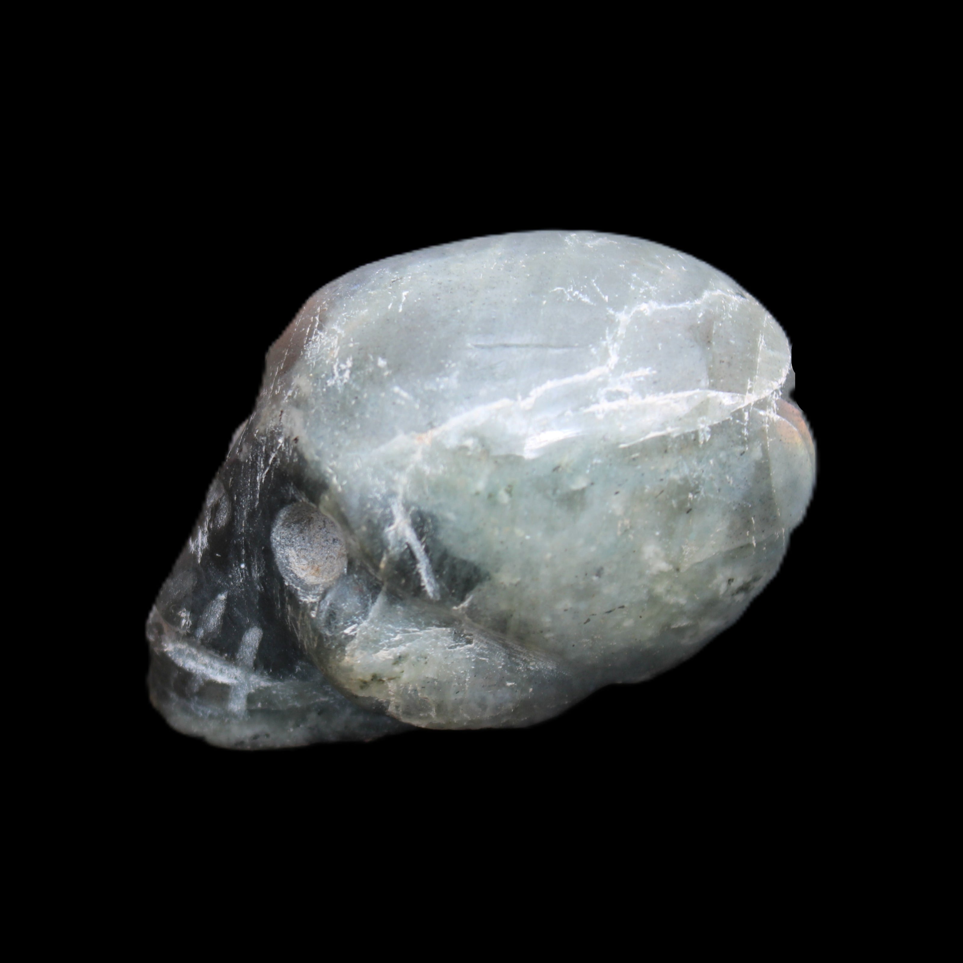 Labradorite skull 60g in sunlight - Rocks and Things Store