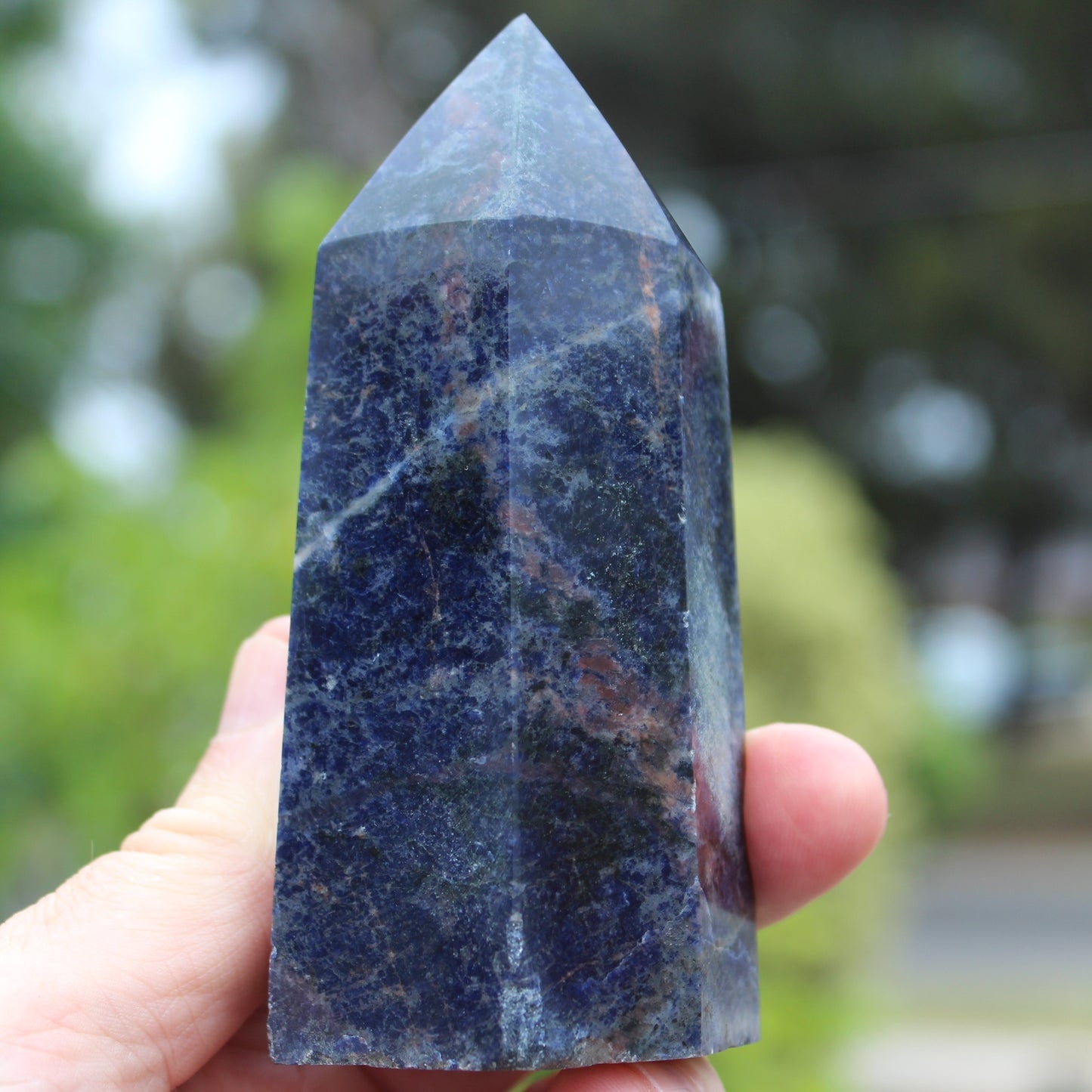 Sodalite obelisk 328g Rocks and Things
