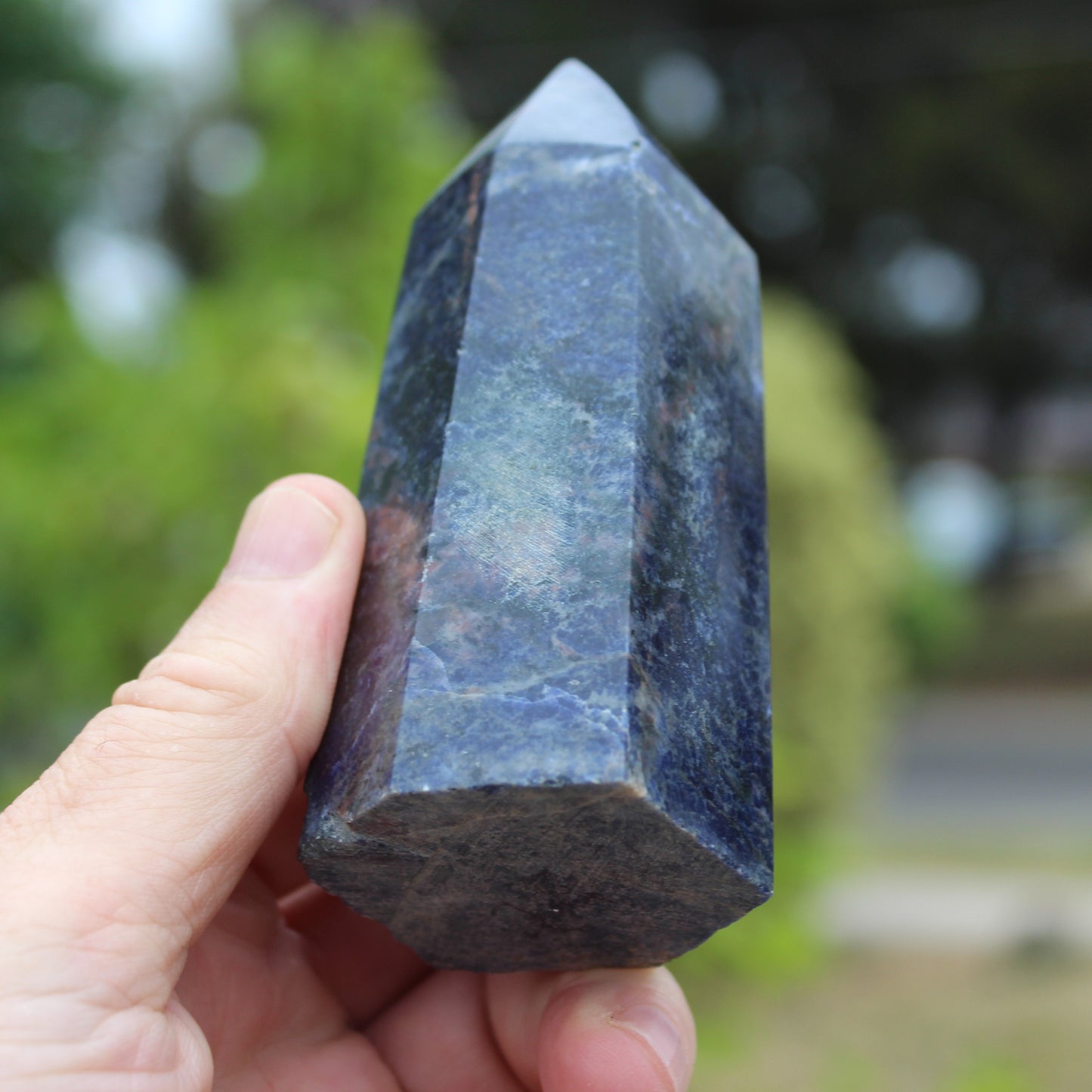 Sodalite obelisk 328g Rocks and Things