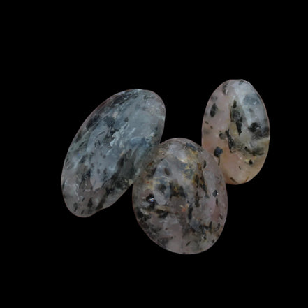 Biotite in Quartz 3 polished crystals 11-12g - Rocks and Things Store