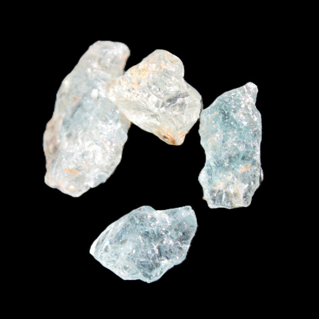 Aquamarine natural 4 crystals 5-8g Rocks and Things
