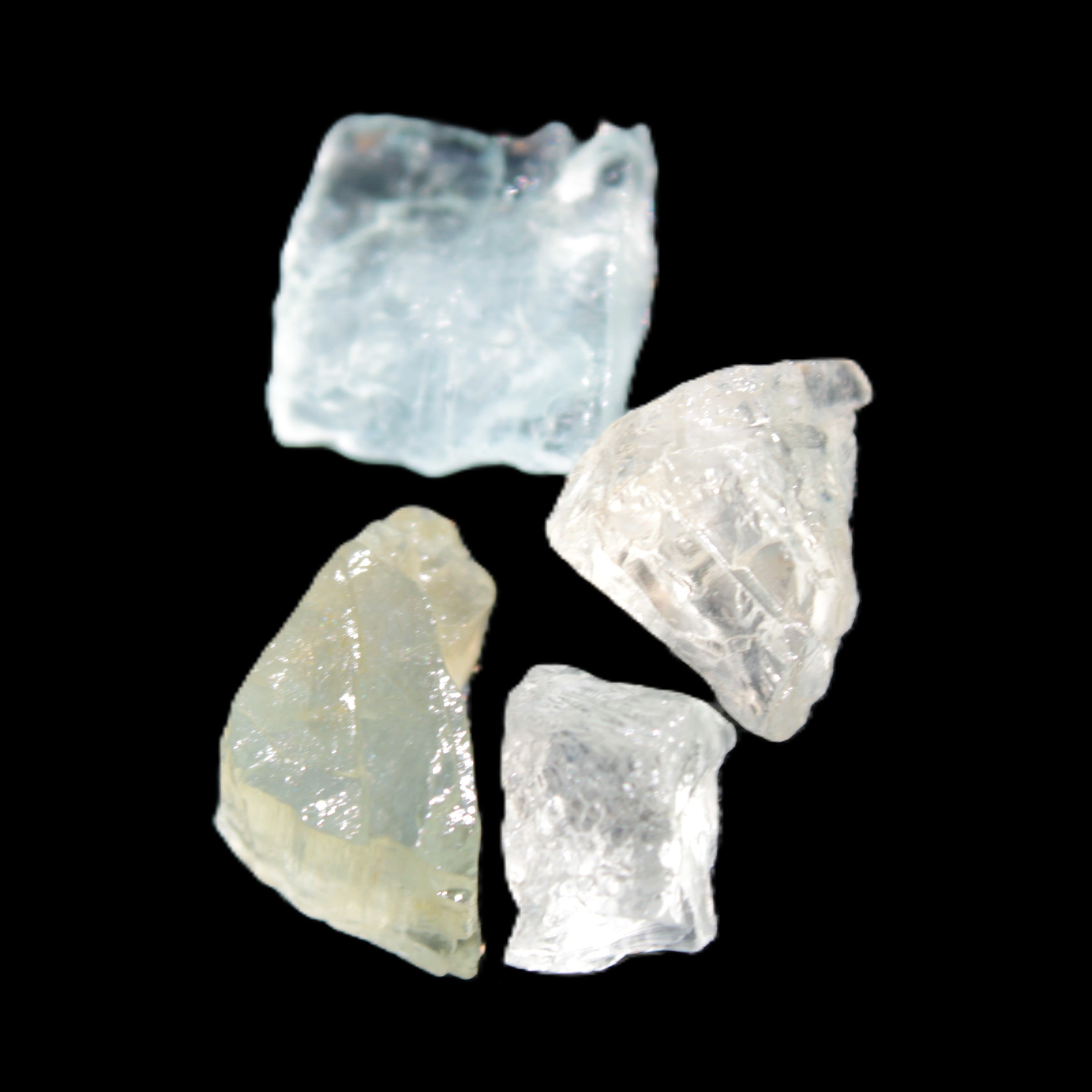 Aquamarine natural 4 crystals 5-8g Rocks and Things